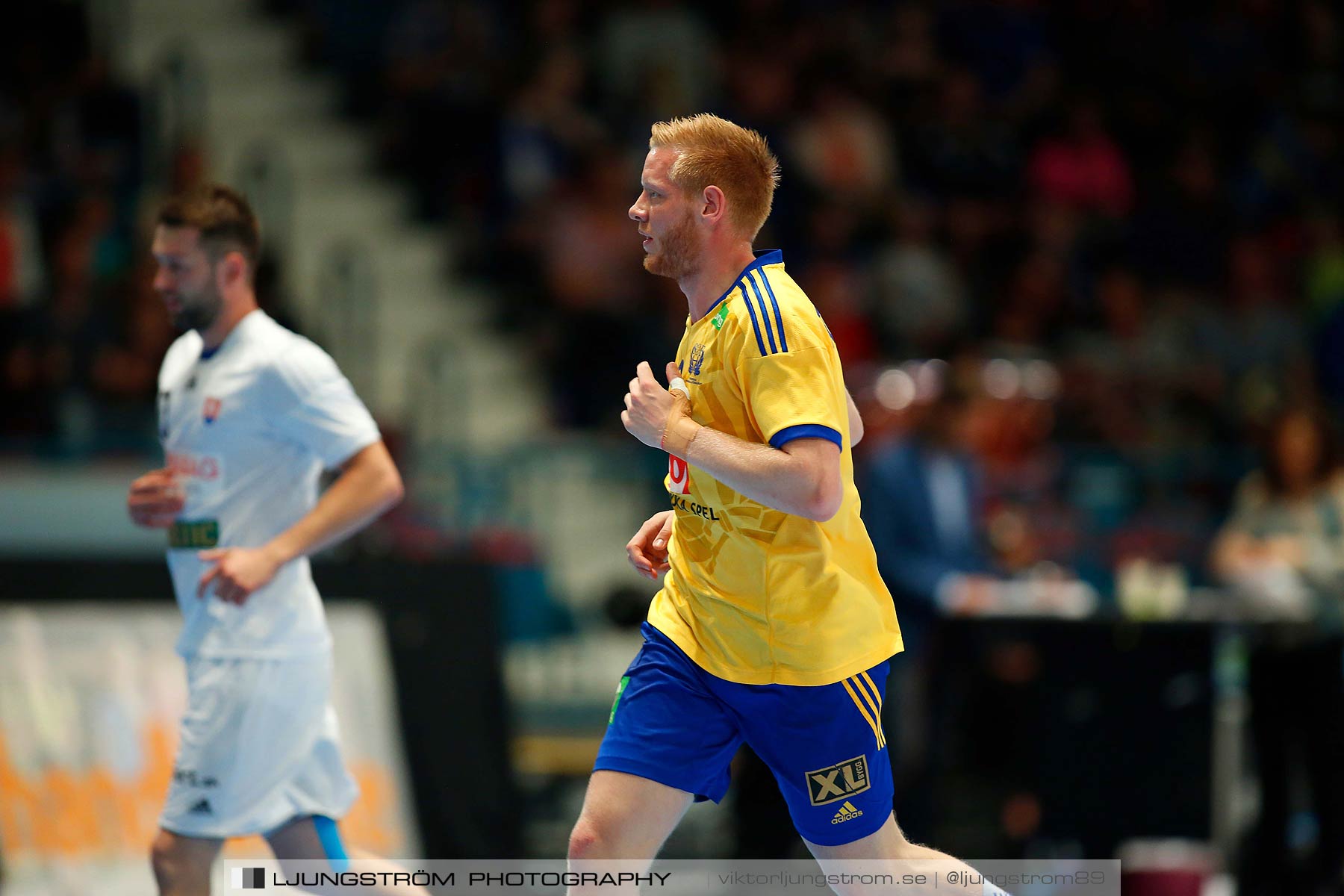 EM-kval Sverige-Slovakien 27-22,herr,Hovet,Stockholm,Sverige,Handboll,,2015,152116