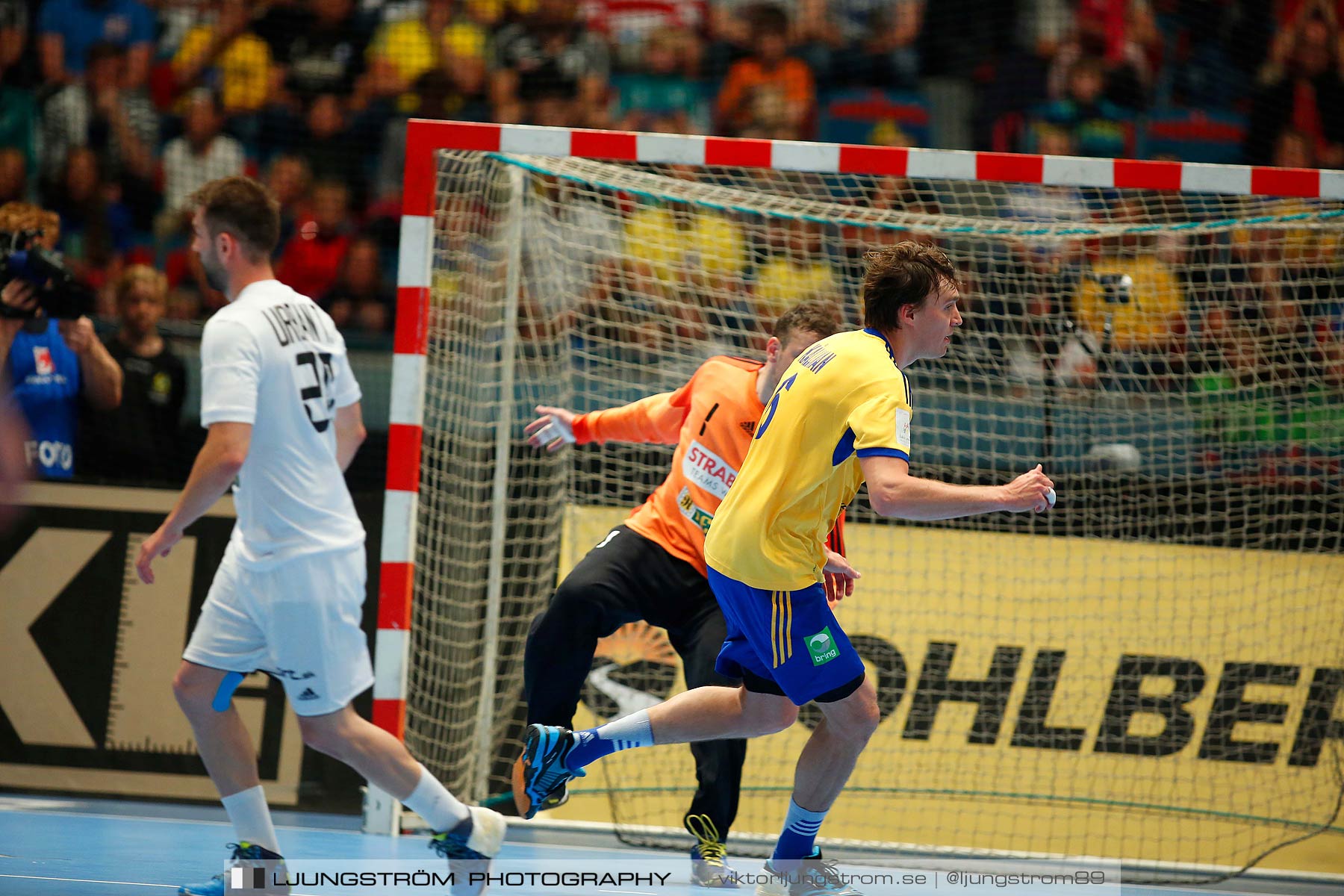 EM-kval Sverige-Slovakien 27-22,herr,Hovet,Stockholm,Sverige,Handboll,,2015,152132