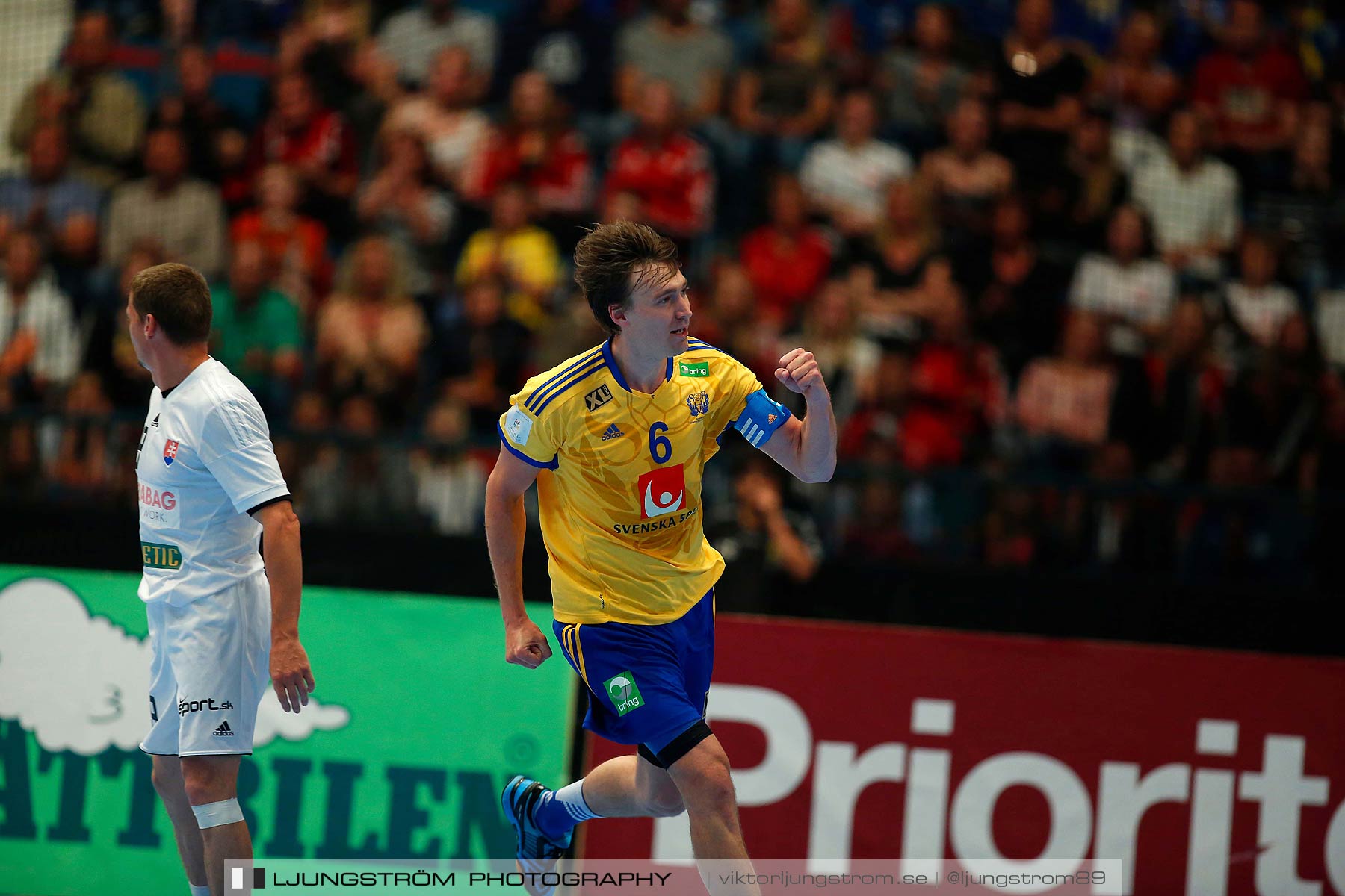 EM-kval Sverige-Slovakien 27-22,herr,Hovet,Stockholm,Sverige,Handboll,,2015,152136