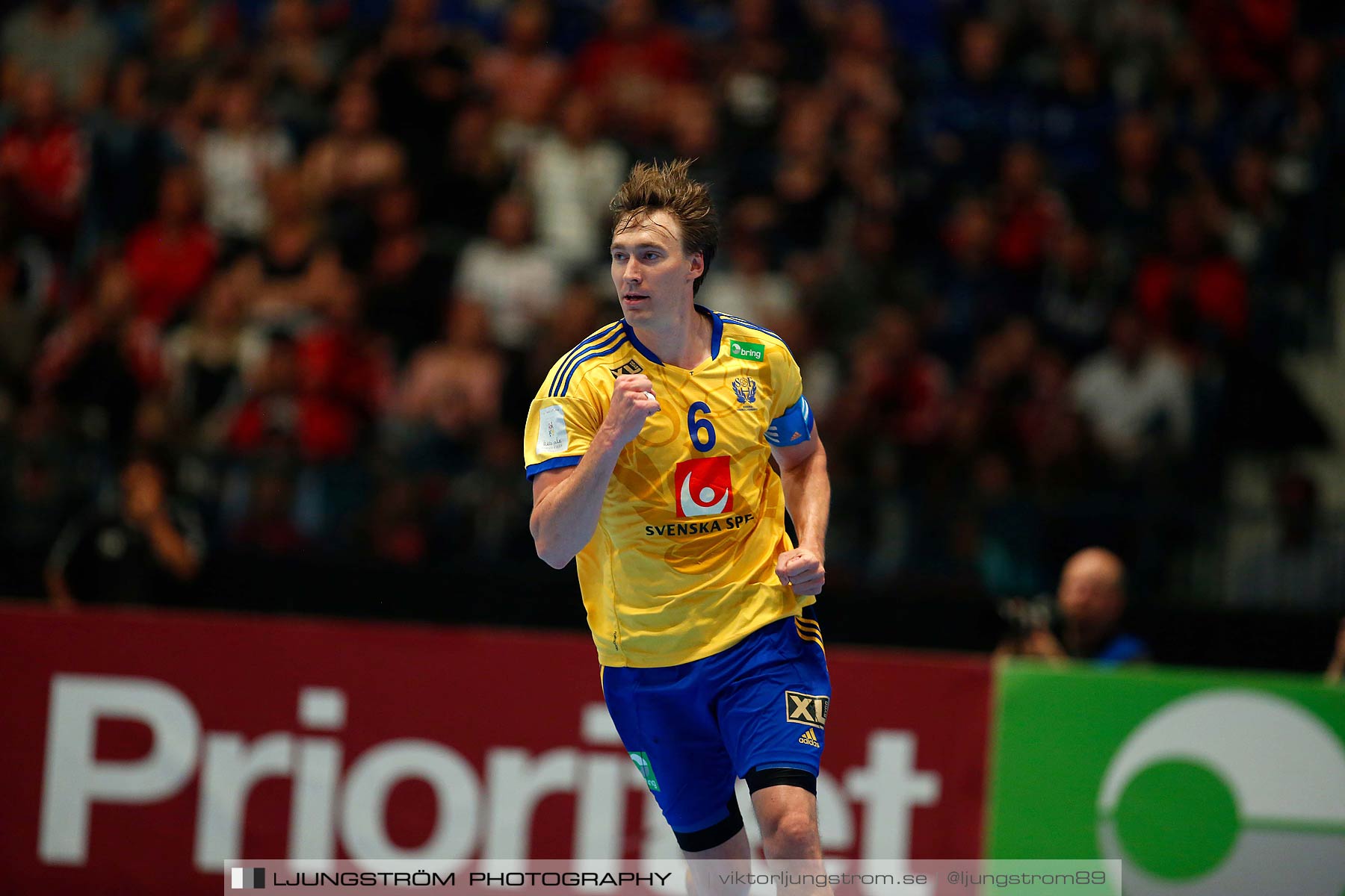 EM-kval Sverige-Slovakien 27-22,herr,Hovet,Stockholm,Sverige,Handboll,,2015,152140