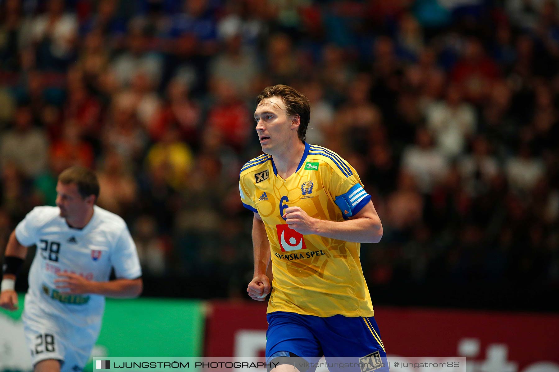 EM-kval Sverige-Slovakien 27-22,herr,Hovet,Stockholm,Sverige,Handboll,,2015,152145