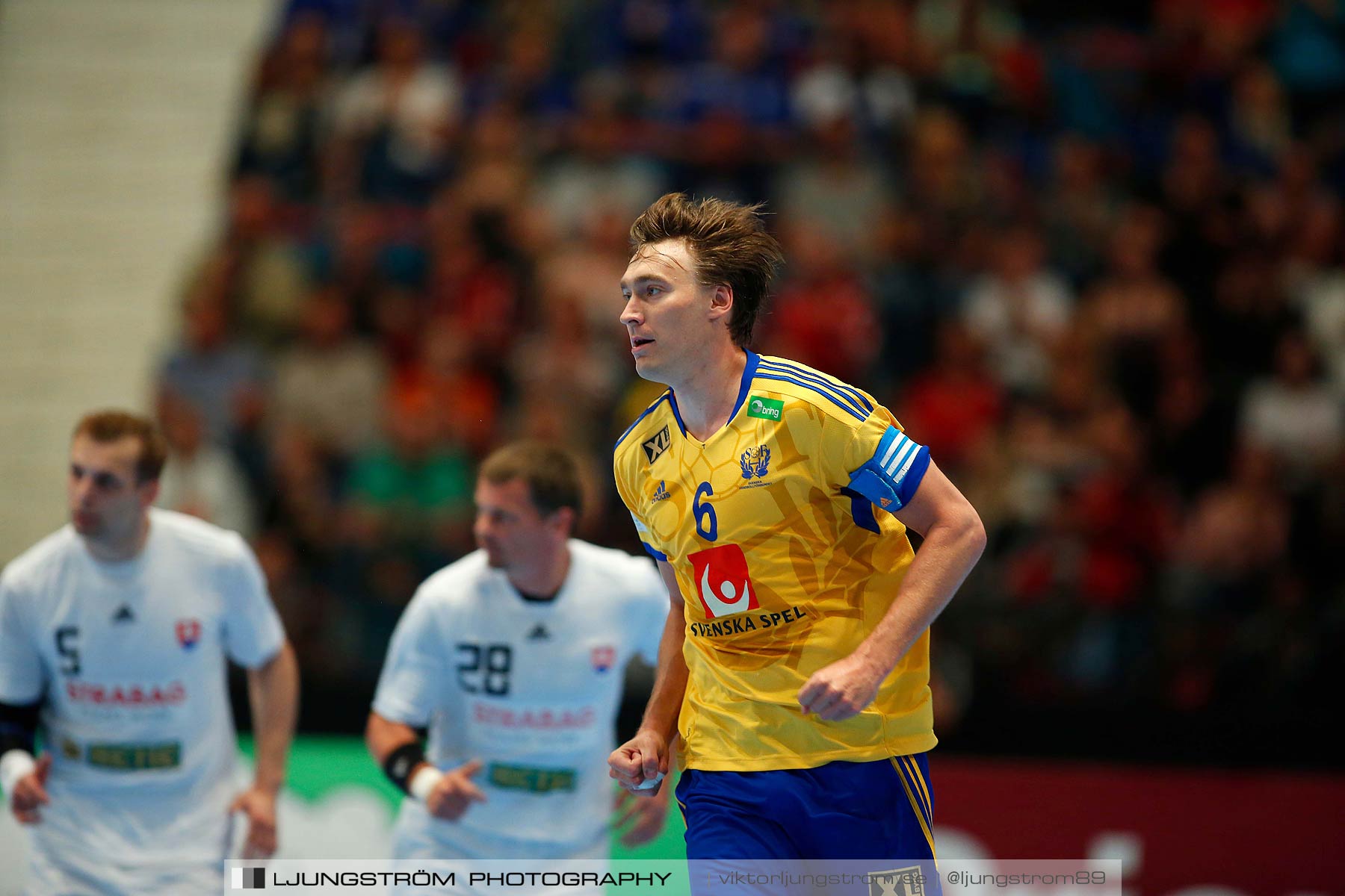 EM-kval Sverige-Slovakien 27-22,herr,Hovet,Stockholm,Sverige,Handboll,,2015,152146