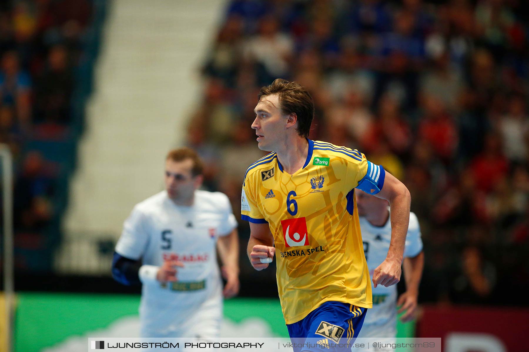 EM-kval Sverige-Slovakien 27-22,herr,Hovet,Stockholm,Sverige,Handboll,,2015,152147