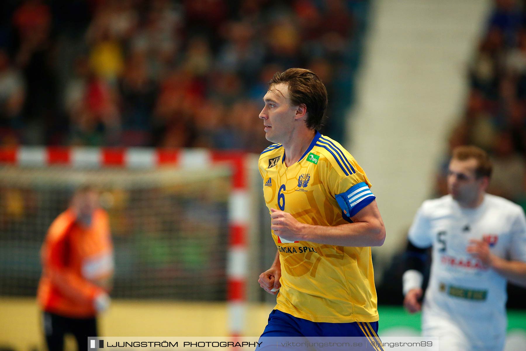 EM-kval Sverige-Slovakien 27-22,herr,Hovet,Stockholm,Sverige,Handboll,,2015,152149