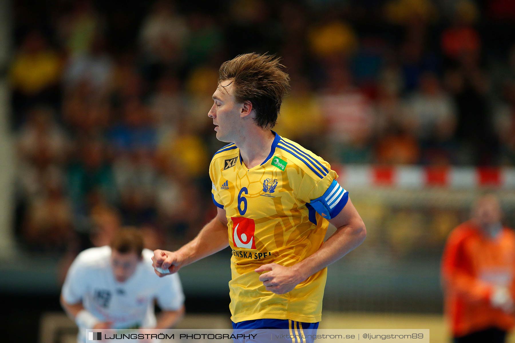 EM-kval Sverige-Slovakien 27-22,herr,Hovet,Stockholm,Sverige,Handboll,,2015,152152