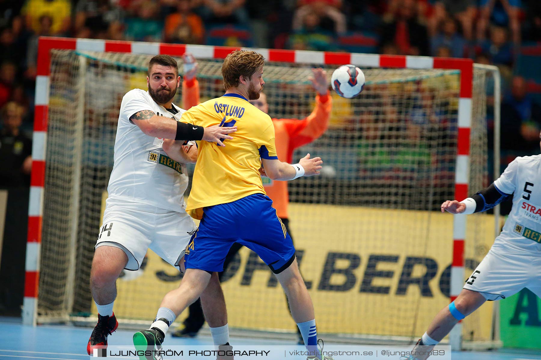 EM-kval Sverige-Slovakien 27-22,herr,Hovet,Stockholm,Sverige,Handboll,,2015,152155