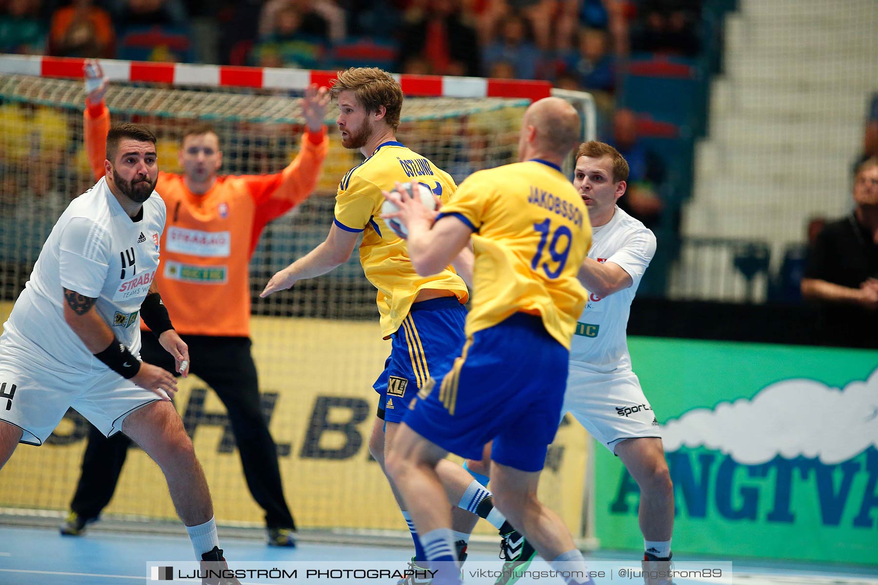 EM-kval Sverige-Slovakien 27-22,herr,Hovet,Stockholm,Sverige,Handboll,,2015,152157