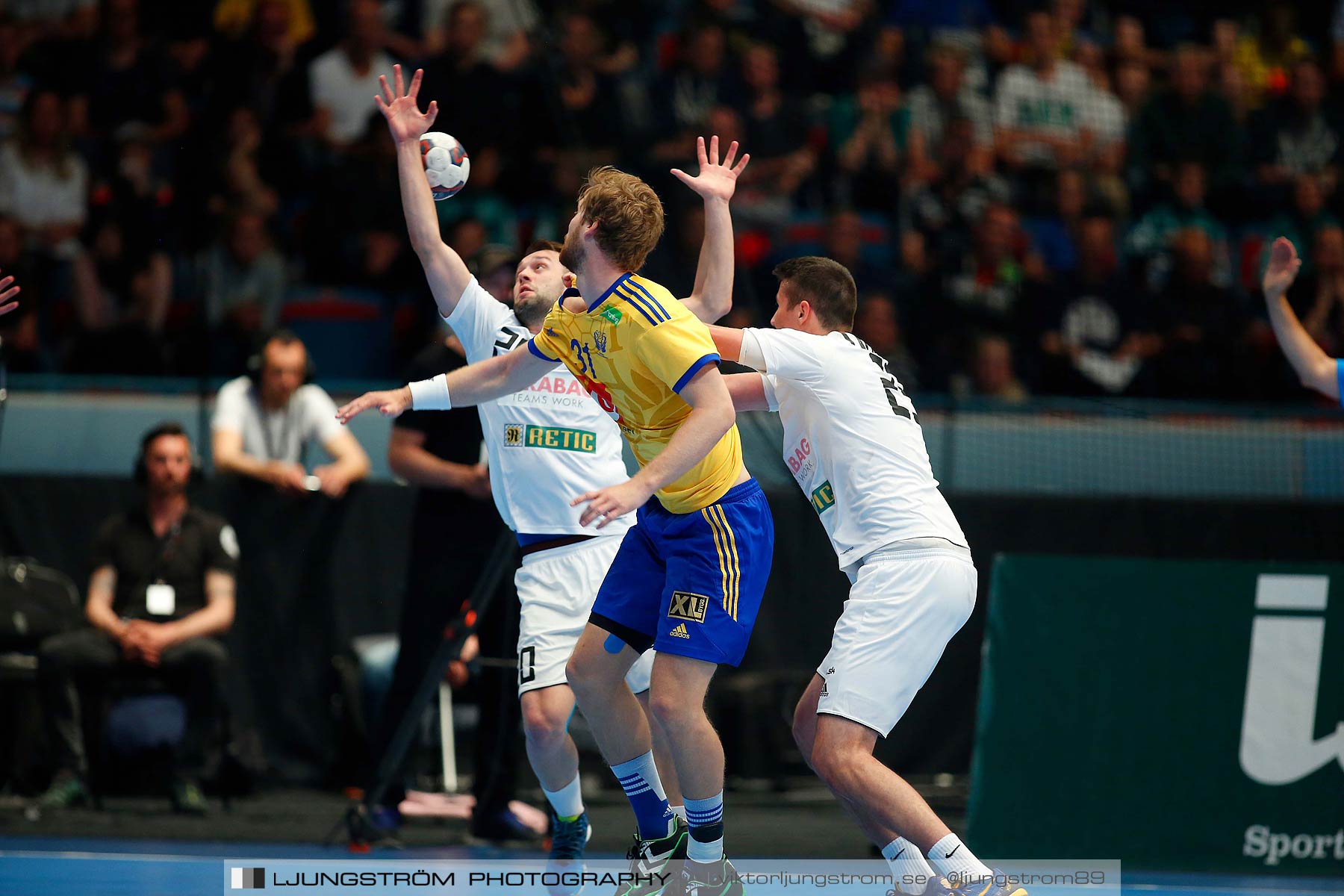 EM-kval Sverige-Slovakien 27-22,herr,Hovet,Stockholm,Sverige,Handboll,,2015,152169