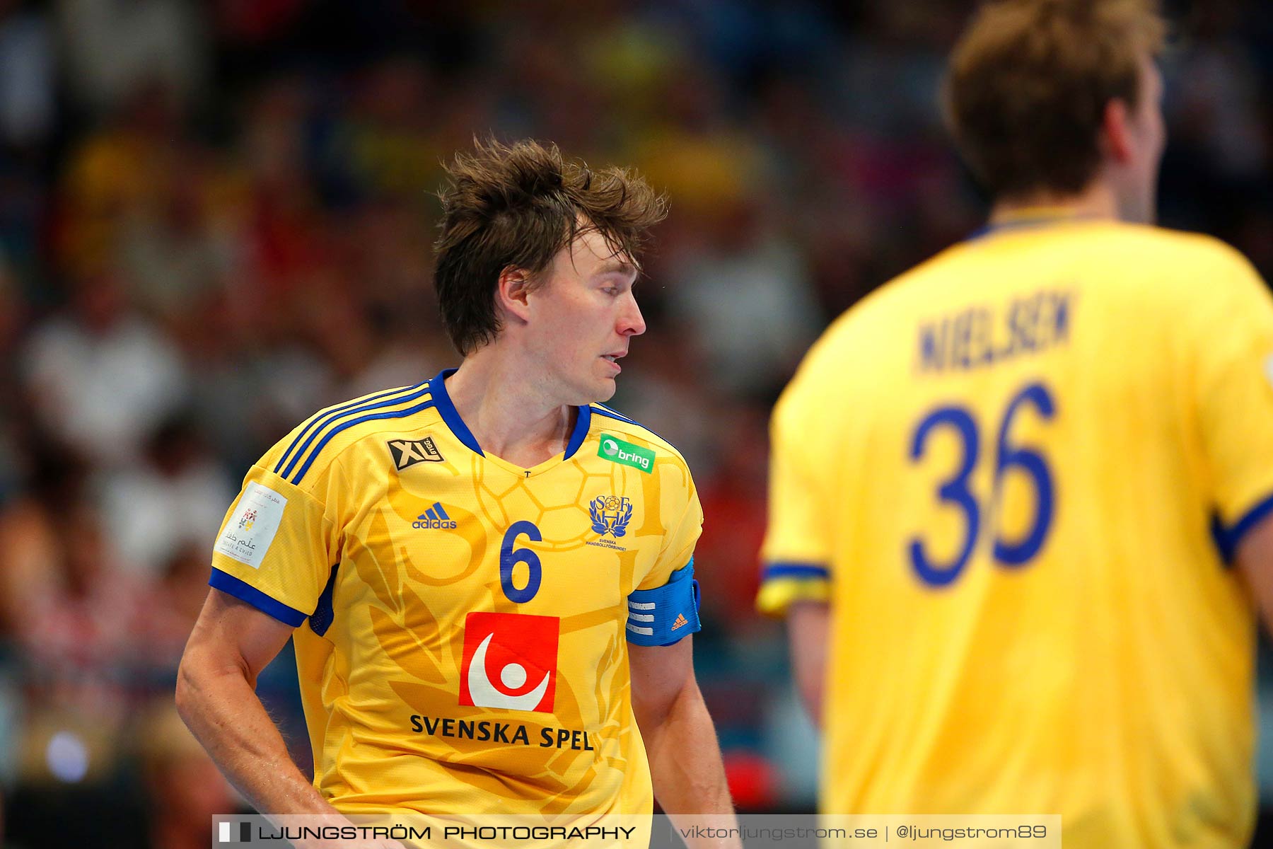 EM-kval Sverige-Slovakien 27-22,herr,Hovet,Stockholm,Sverige,Handboll,,2015,152182