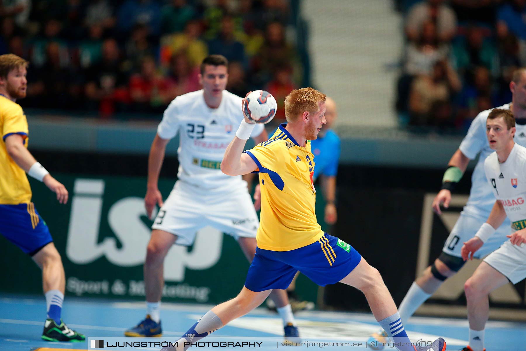 EM-kval Sverige-Slovakien 27-22,herr,Hovet,Stockholm,Sverige,Handboll,,2015,152202