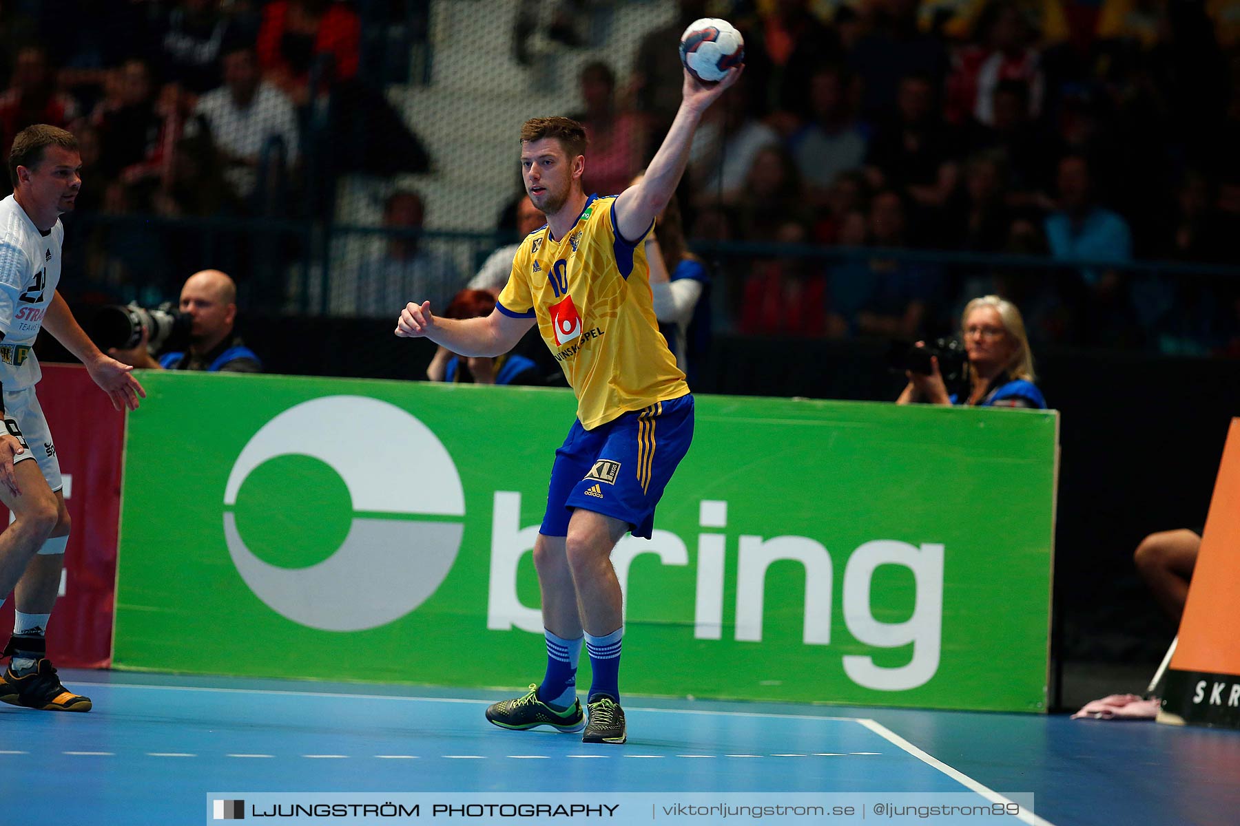 EM-kval Sverige-Slovakien 27-22,herr,Hovet,Stockholm,Sverige,Handboll,,2015,152205