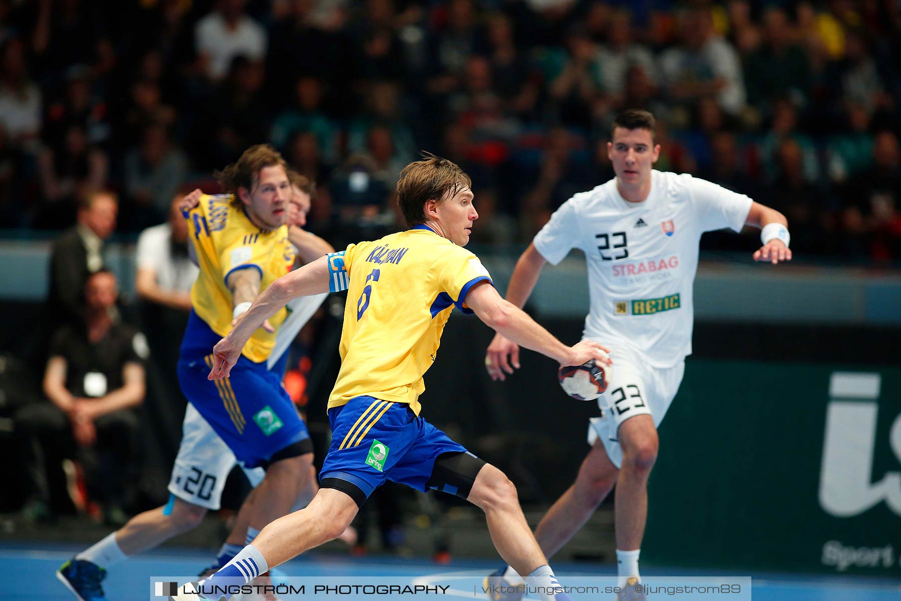 EM-kval Sverige-Slovakien 27-22,herr,Hovet,Stockholm,Sverige,Handboll,,2015,152210