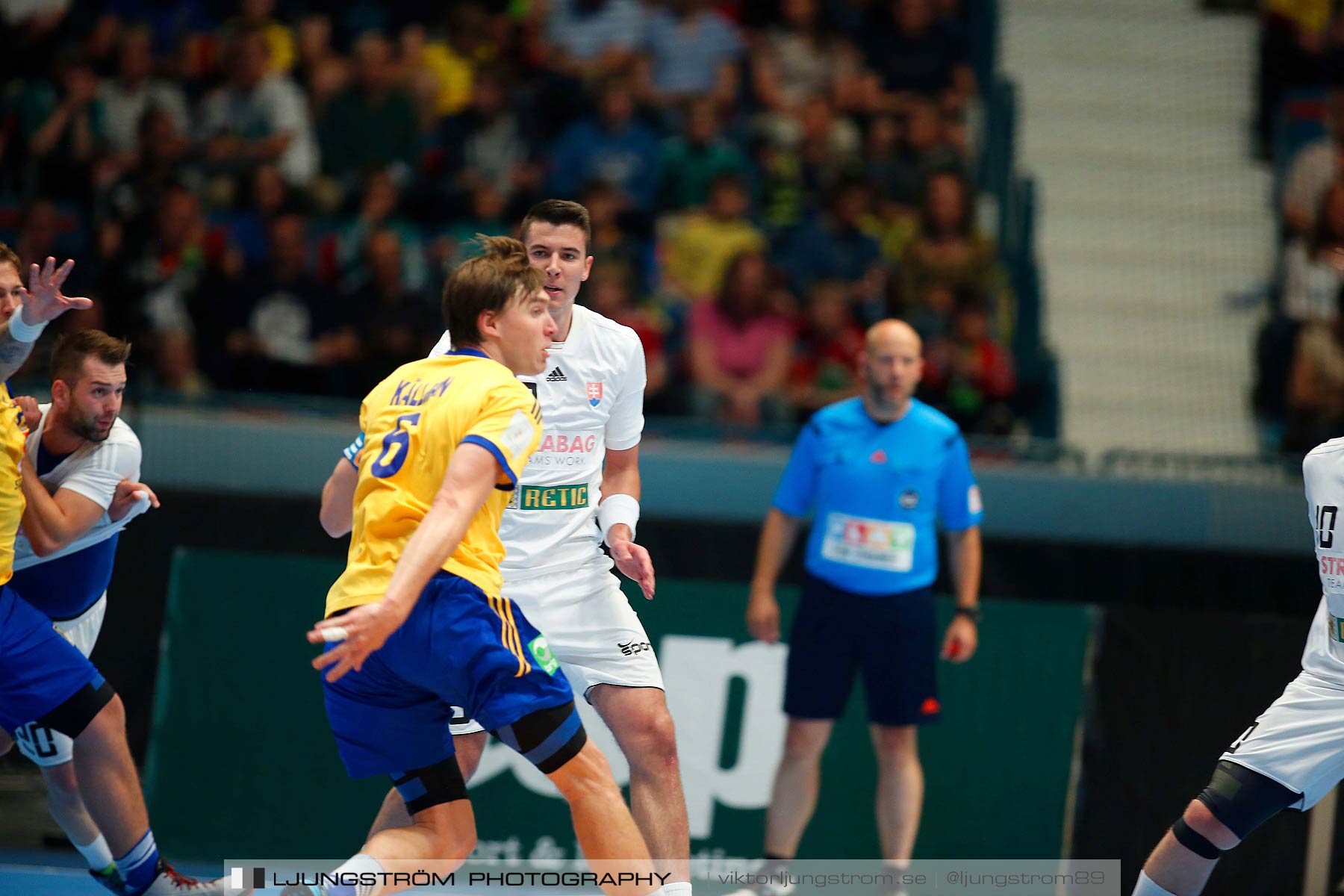 EM-kval Sverige-Slovakien 27-22,herr,Hovet,Stockholm,Sverige,Handboll,,2015,152212