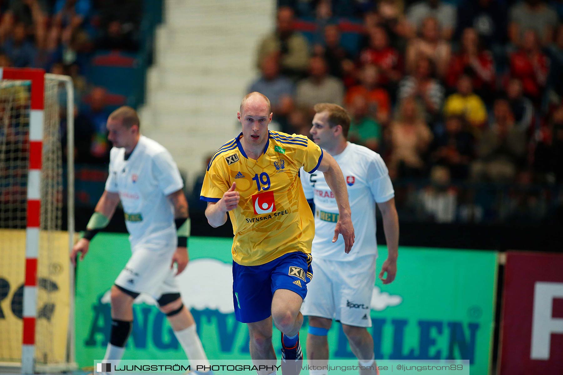 EM-kval Sverige-Slovakien 27-22,herr,Hovet,Stockholm,Sverige,Handboll,,2015,152215