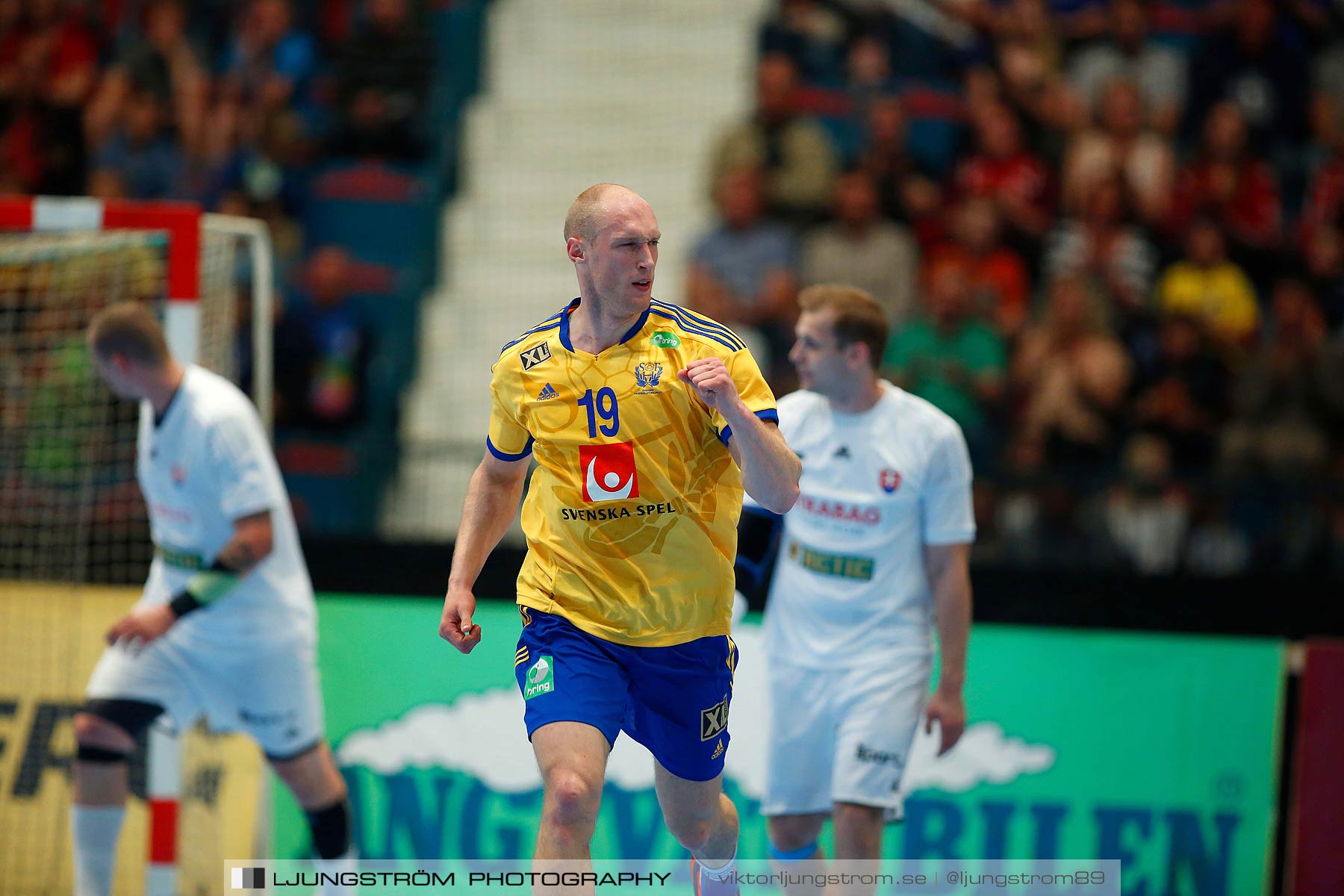 EM-kval Sverige-Slovakien 27-22,herr,Hovet,Stockholm,Sverige,Handboll,,2015,152218