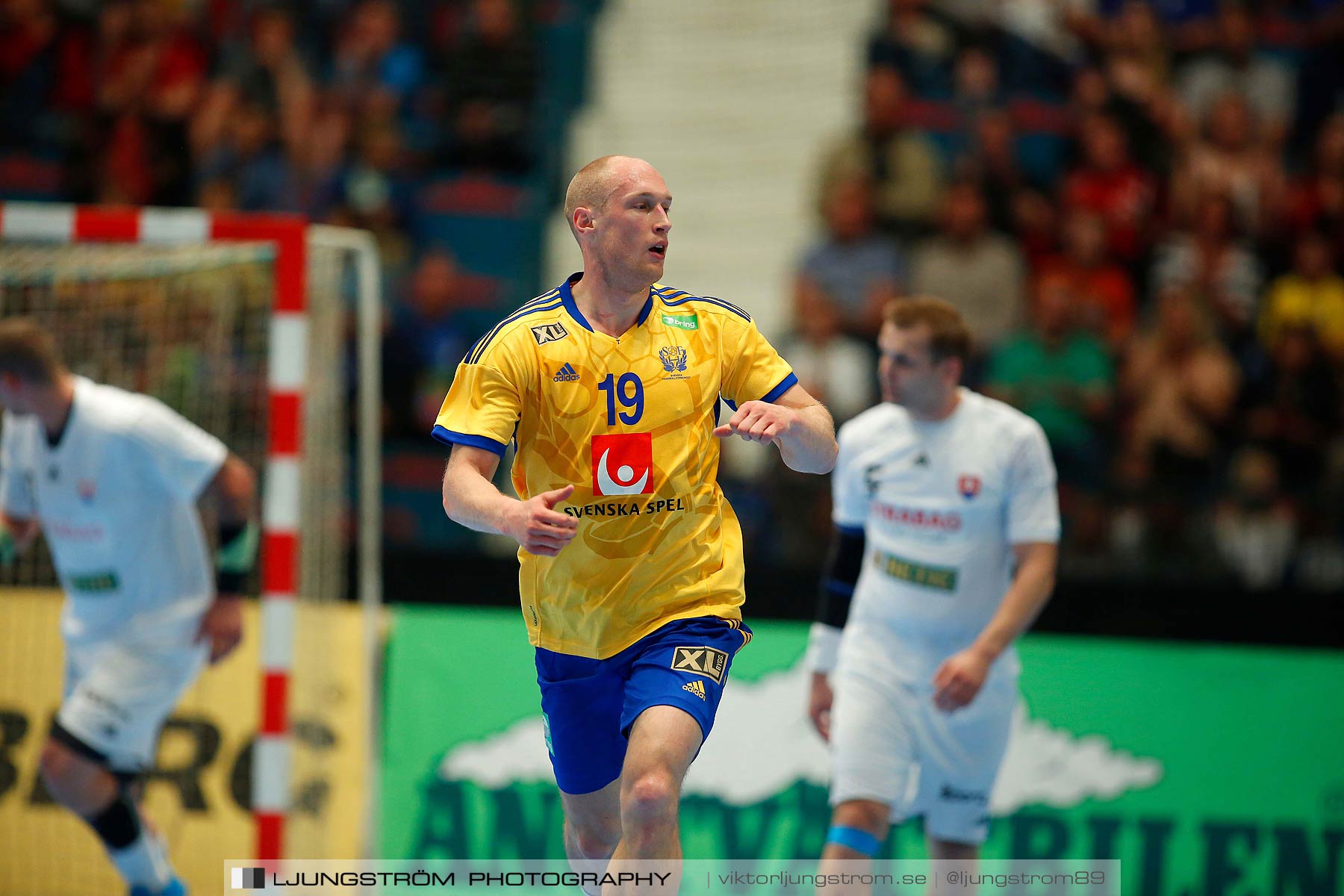 EM-kval Sverige-Slovakien 27-22,herr,Hovet,Stockholm,Sverige,Handboll,,2015,152220