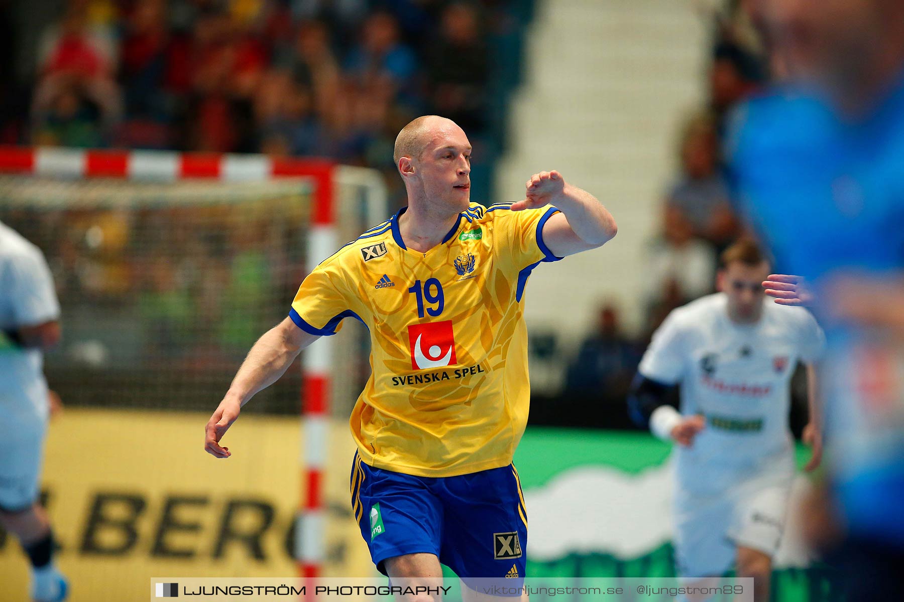 EM-kval Sverige-Slovakien 27-22,herr,Hovet,Stockholm,Sverige,Handboll,,2015,152223