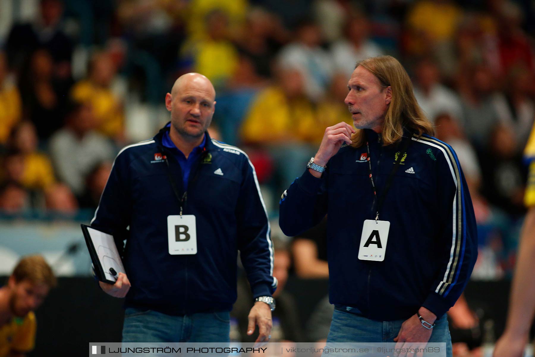 EM-kval Sverige-Slovakien 27-22,herr,Hovet,Stockholm,Sverige,Handboll,,2015,152232