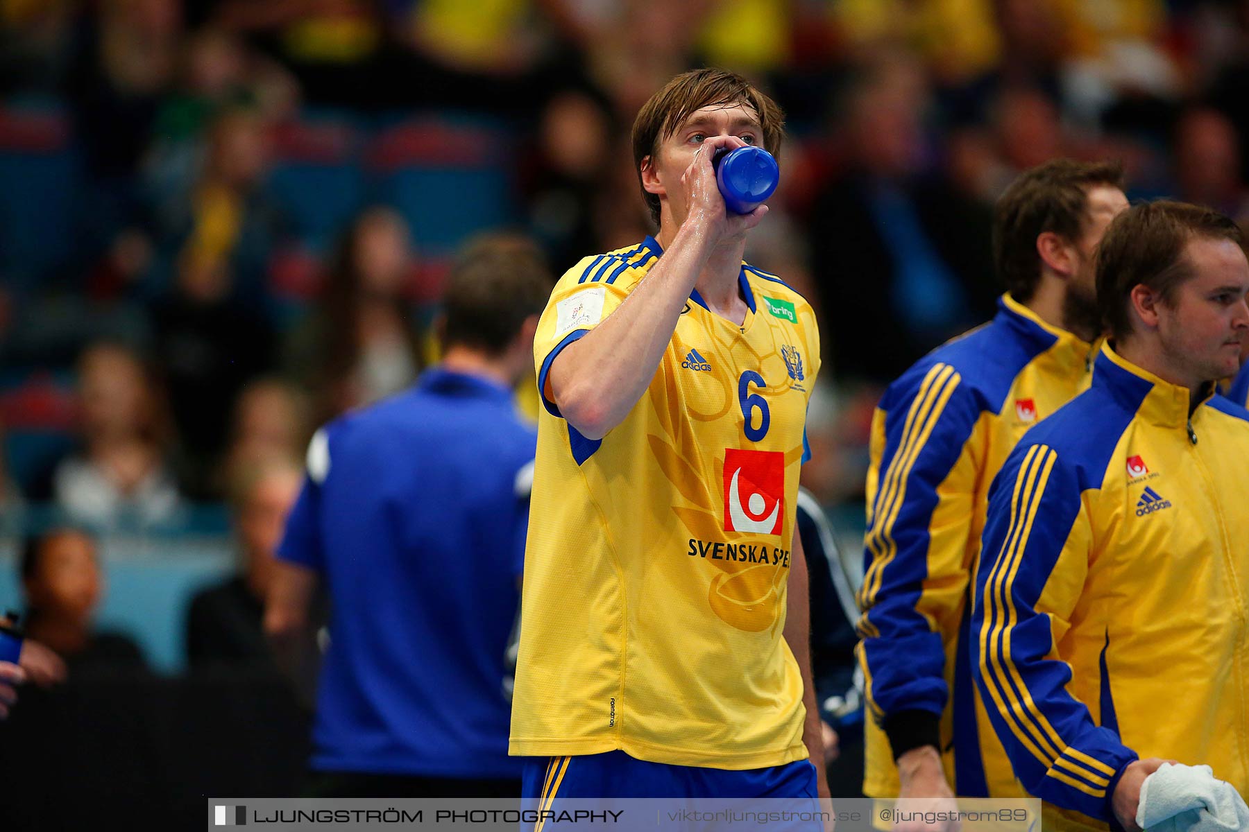 EM-kval Sverige-Slovakien 27-22,herr,Hovet,Stockholm,Sverige,Handboll,,2015,152255