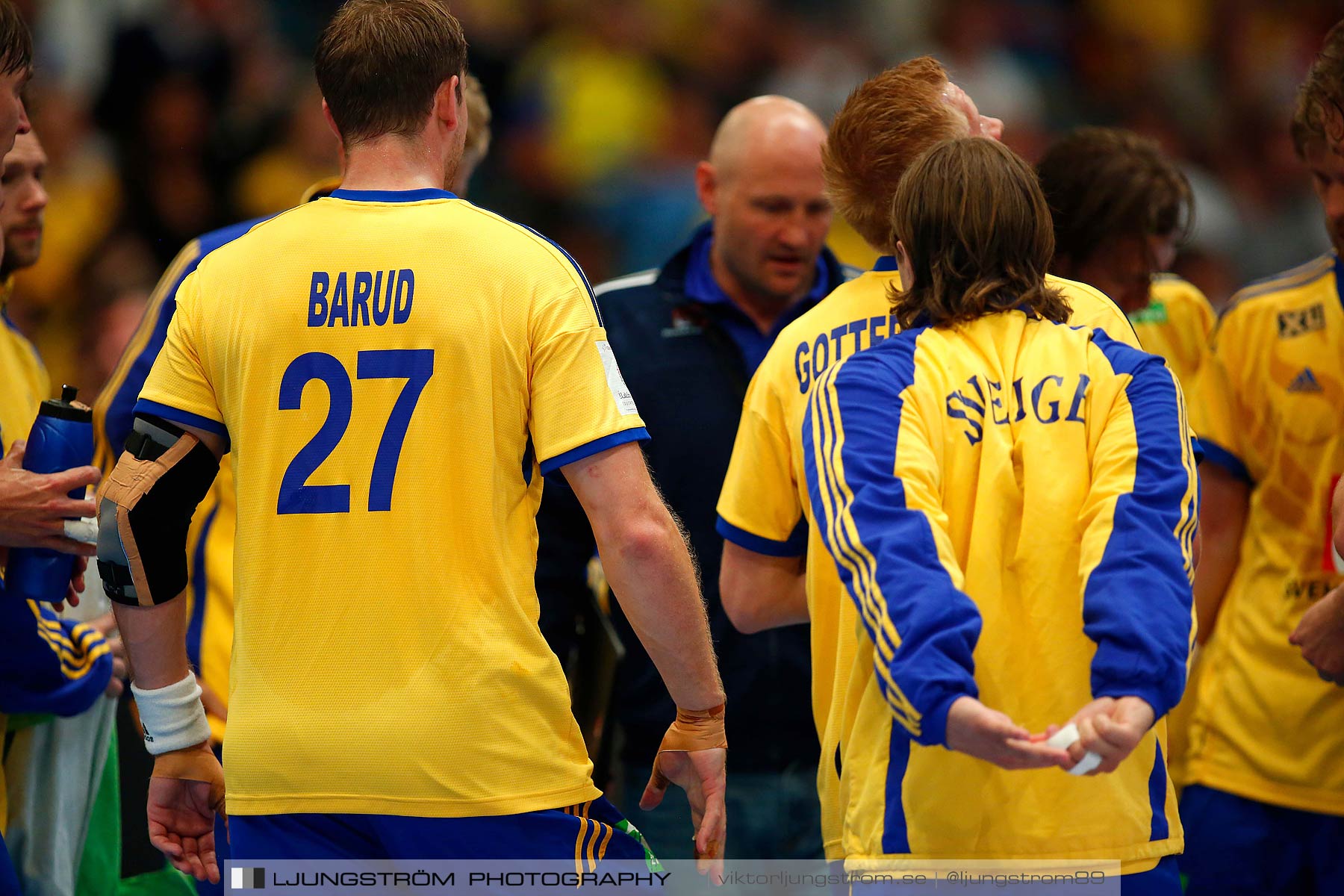 EM-kval Sverige-Slovakien 27-22,herr,Hovet,Stockholm,Sverige,Handboll,,2015,152260