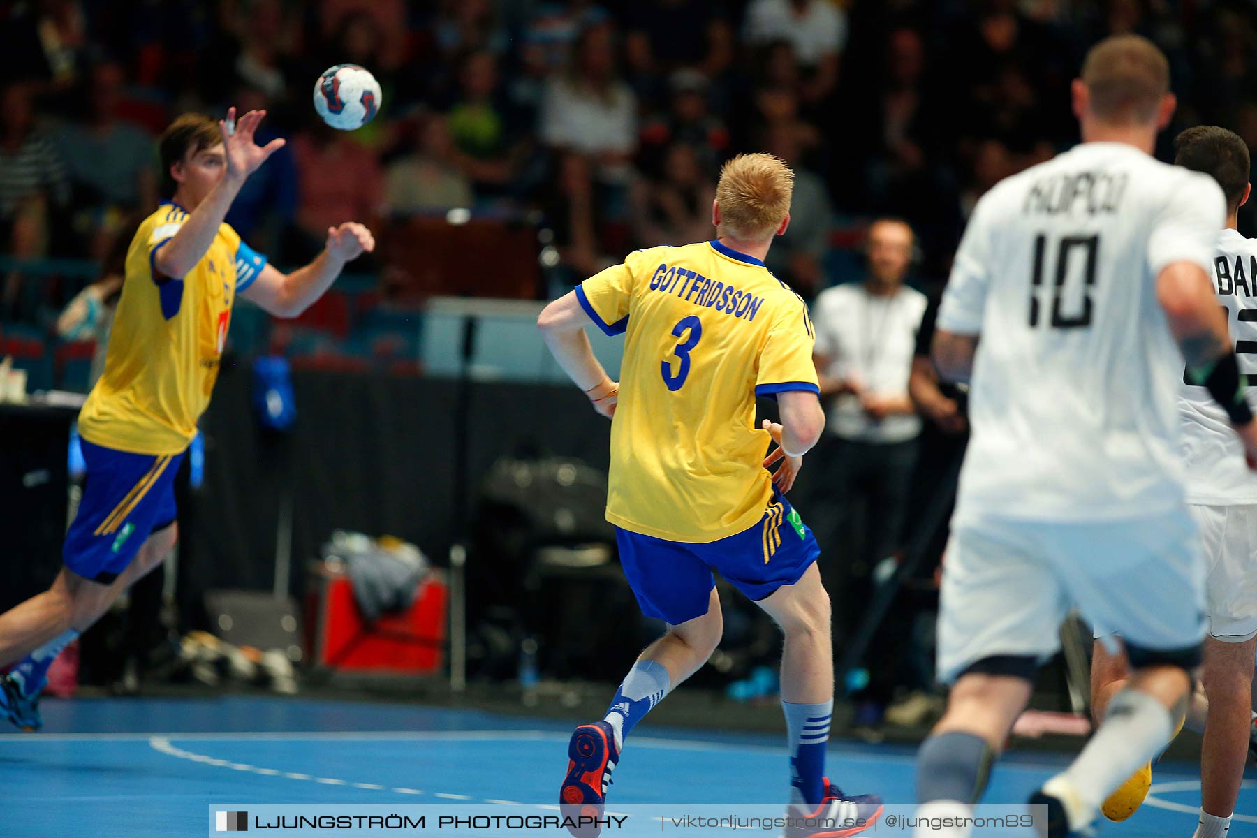 EM-kval Sverige-Slovakien 27-22,herr,Hovet,Stockholm,Sverige,Handboll,,2015,152266