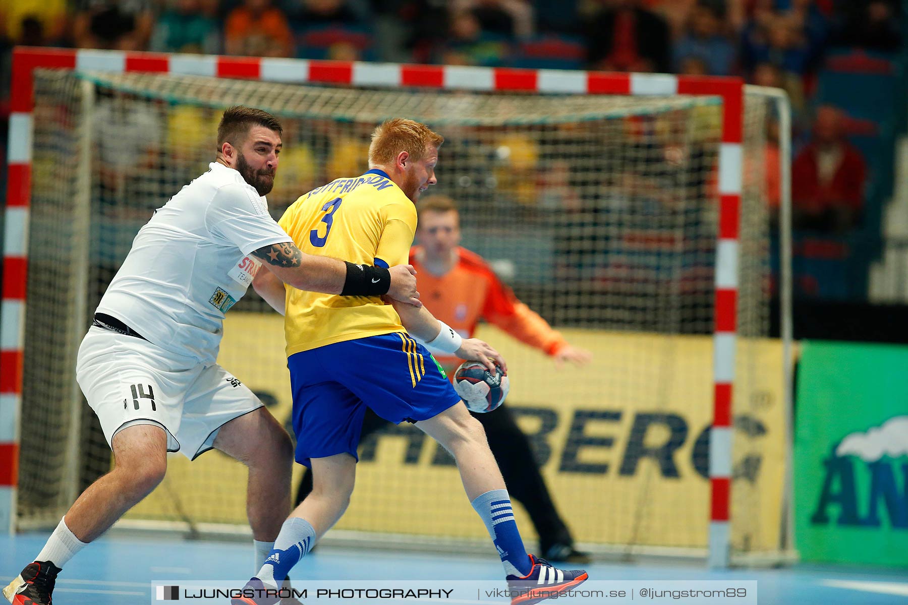 EM-kval Sverige-Slovakien 27-22,herr,Hovet,Stockholm,Sverige,Handboll,,2015,152299