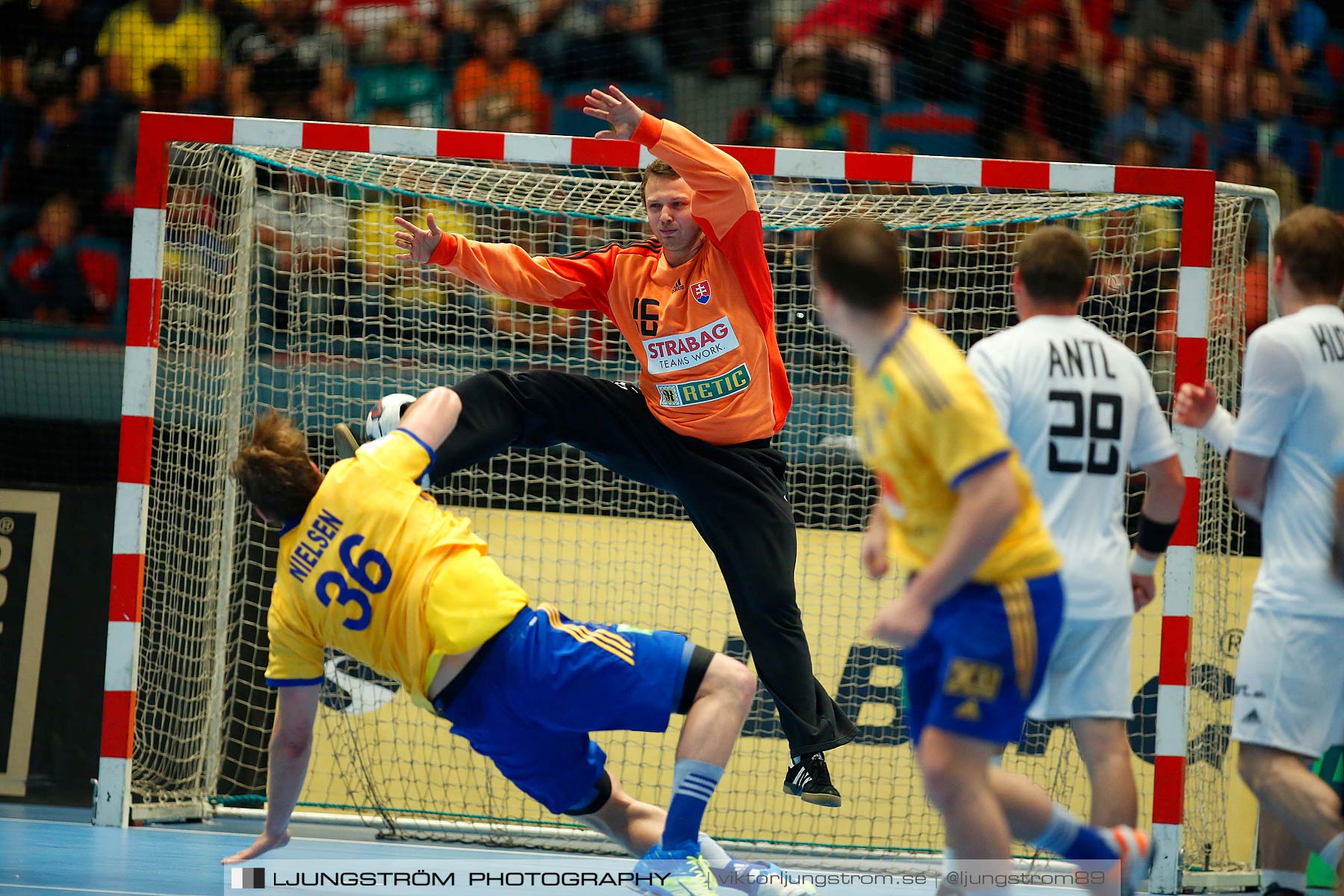 EM-kval Sverige-Slovakien 27-22,herr,Hovet,Stockholm,Sverige,Handboll,,2015,152308