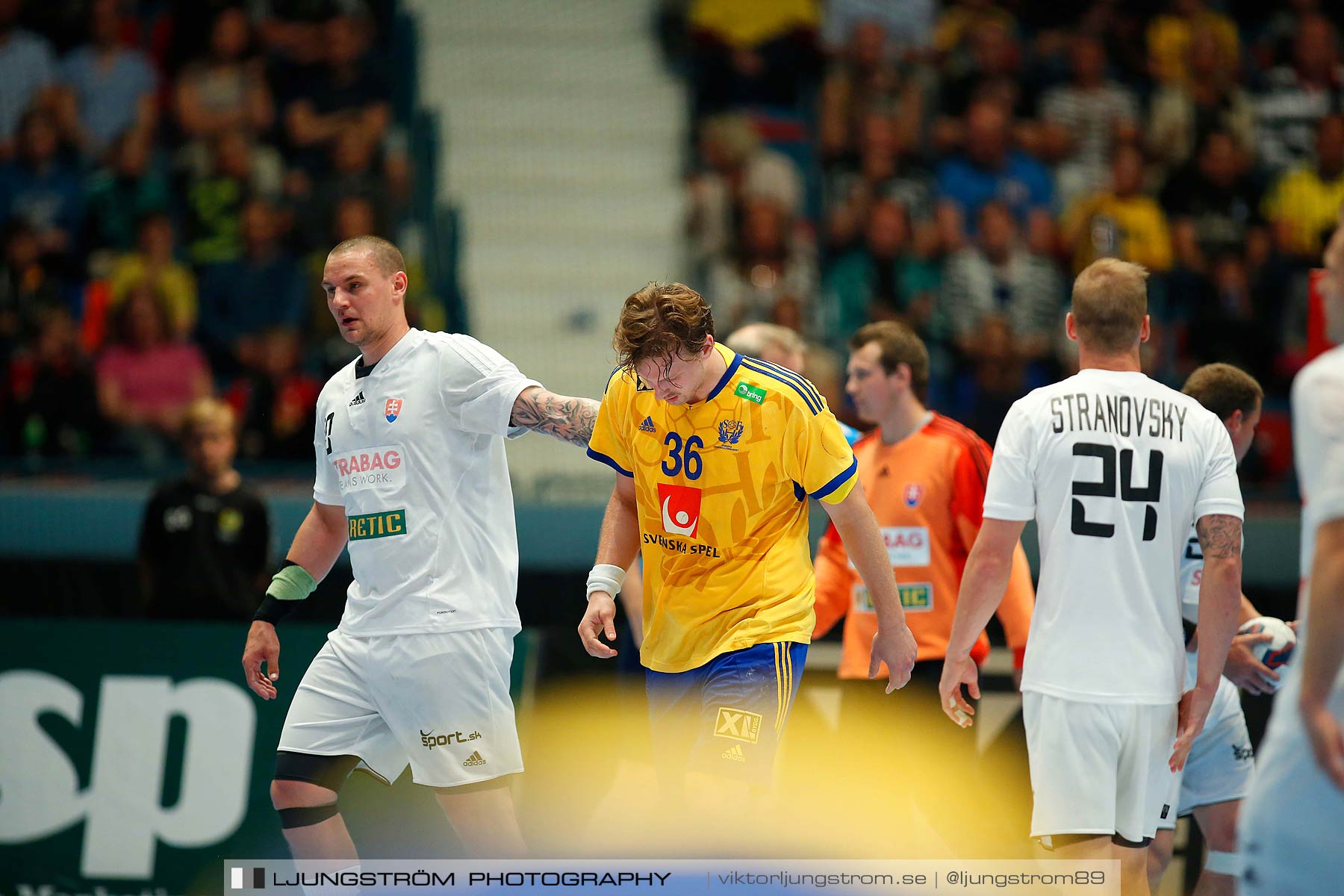 EM-kval Sverige-Slovakien 27-22,herr,Hovet,Stockholm,Sverige,Handboll,,2015,152312