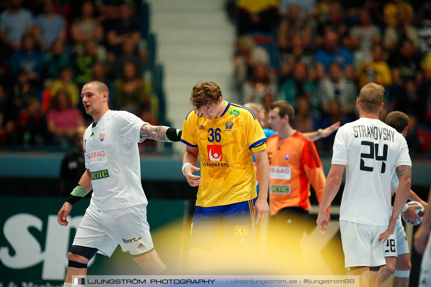 EM-kval Sverige-Slovakien 27-22,herr,Hovet,Stockholm,Sverige,Handboll,,2015,152313