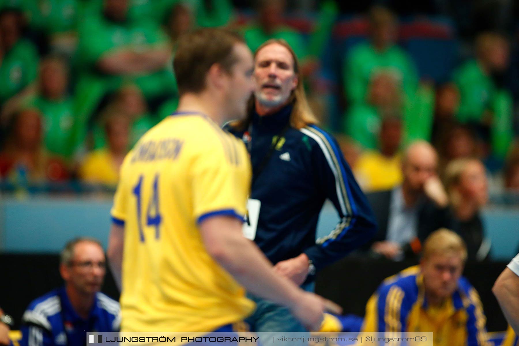 EM-kval Sverige-Slovakien 27-22,herr,Hovet,Stockholm,Sverige,Handboll,,2015,152320