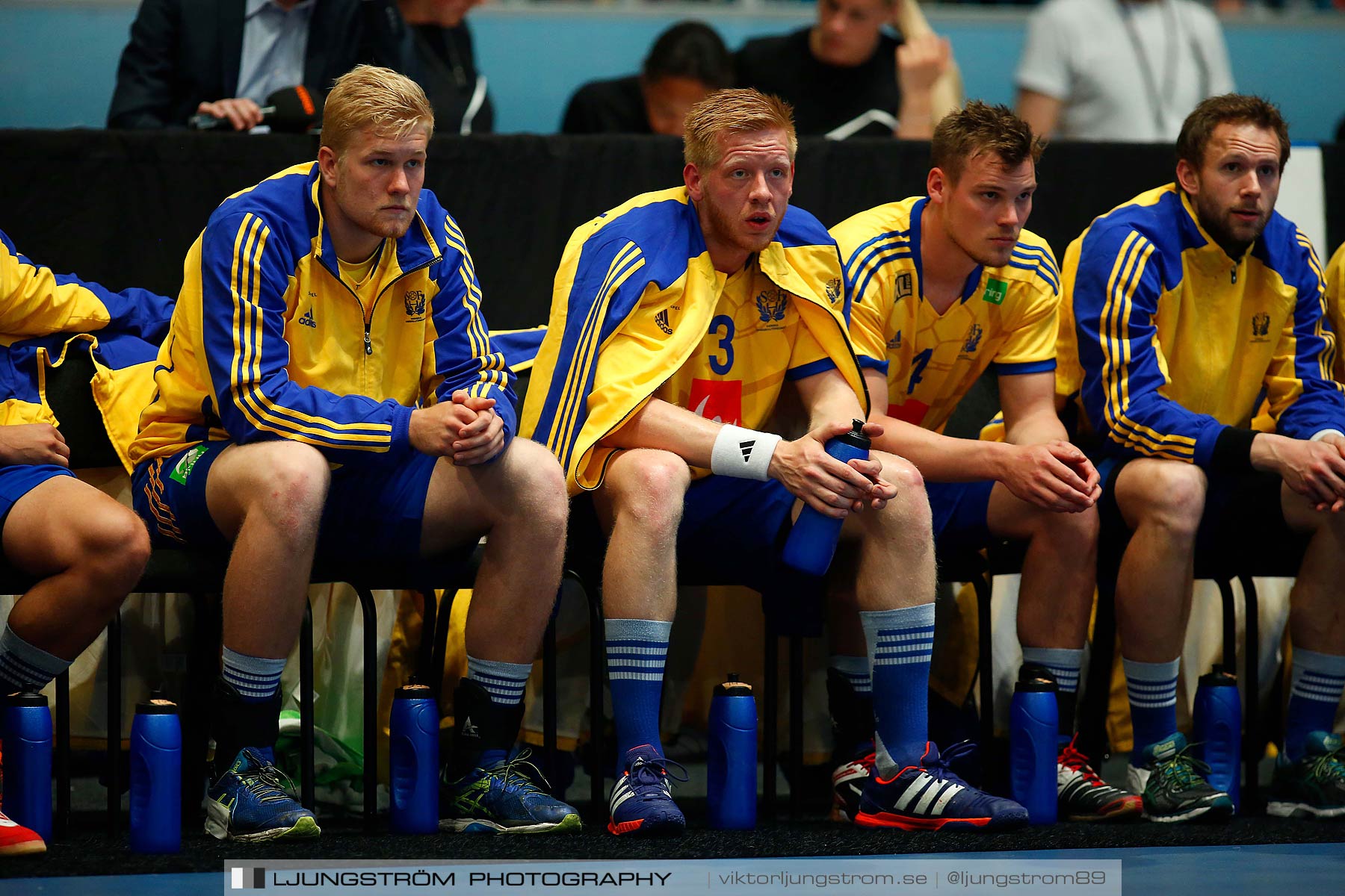 EM-kval Sverige-Slovakien 27-22,herr,Hovet,Stockholm,Sverige,Handboll,,2015,152329