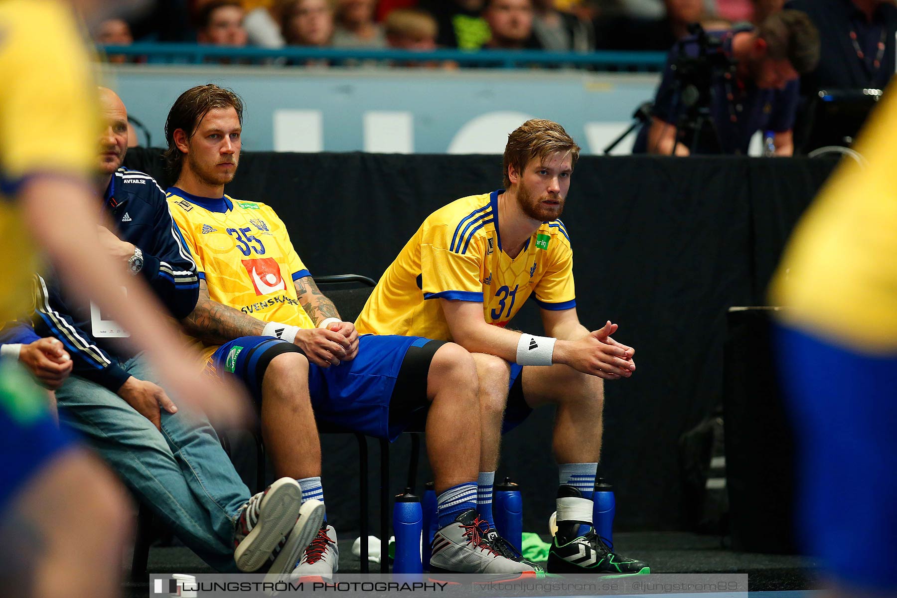 EM-kval Sverige-Slovakien 27-22,herr,Hovet,Stockholm,Sverige,Handboll,,2015,152331