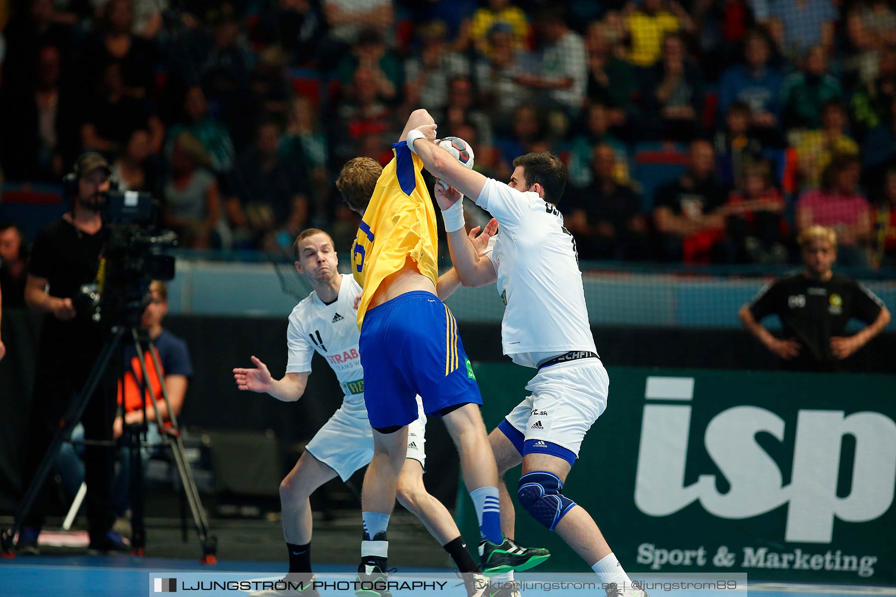 EM-kval Sverige-Slovakien 27-22,herr,Hovet,Stockholm,Sverige,Handboll,,2015,152333