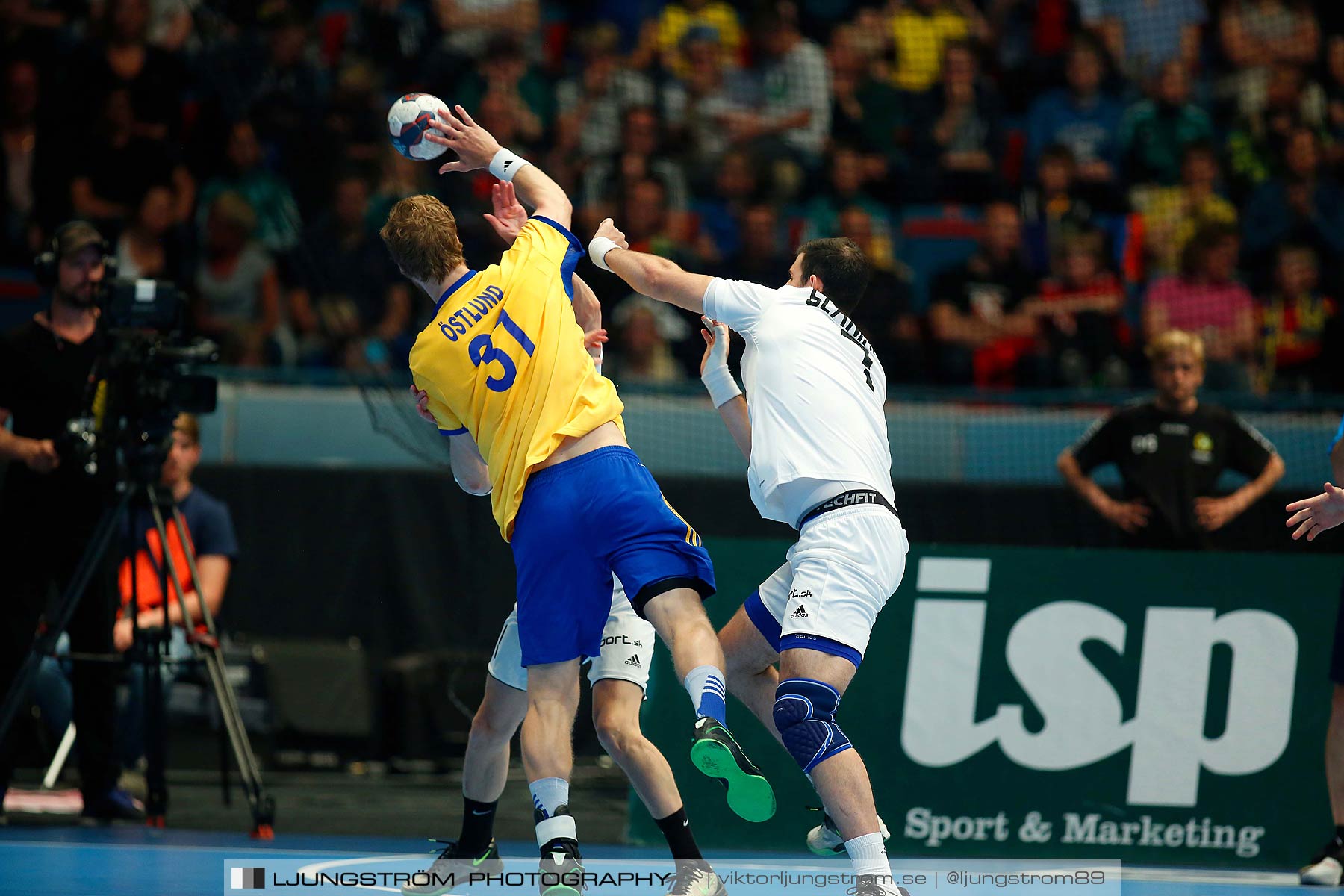 EM-kval Sverige-Slovakien 27-22,herr,Hovet,Stockholm,Sverige,Handboll,,2015,152334