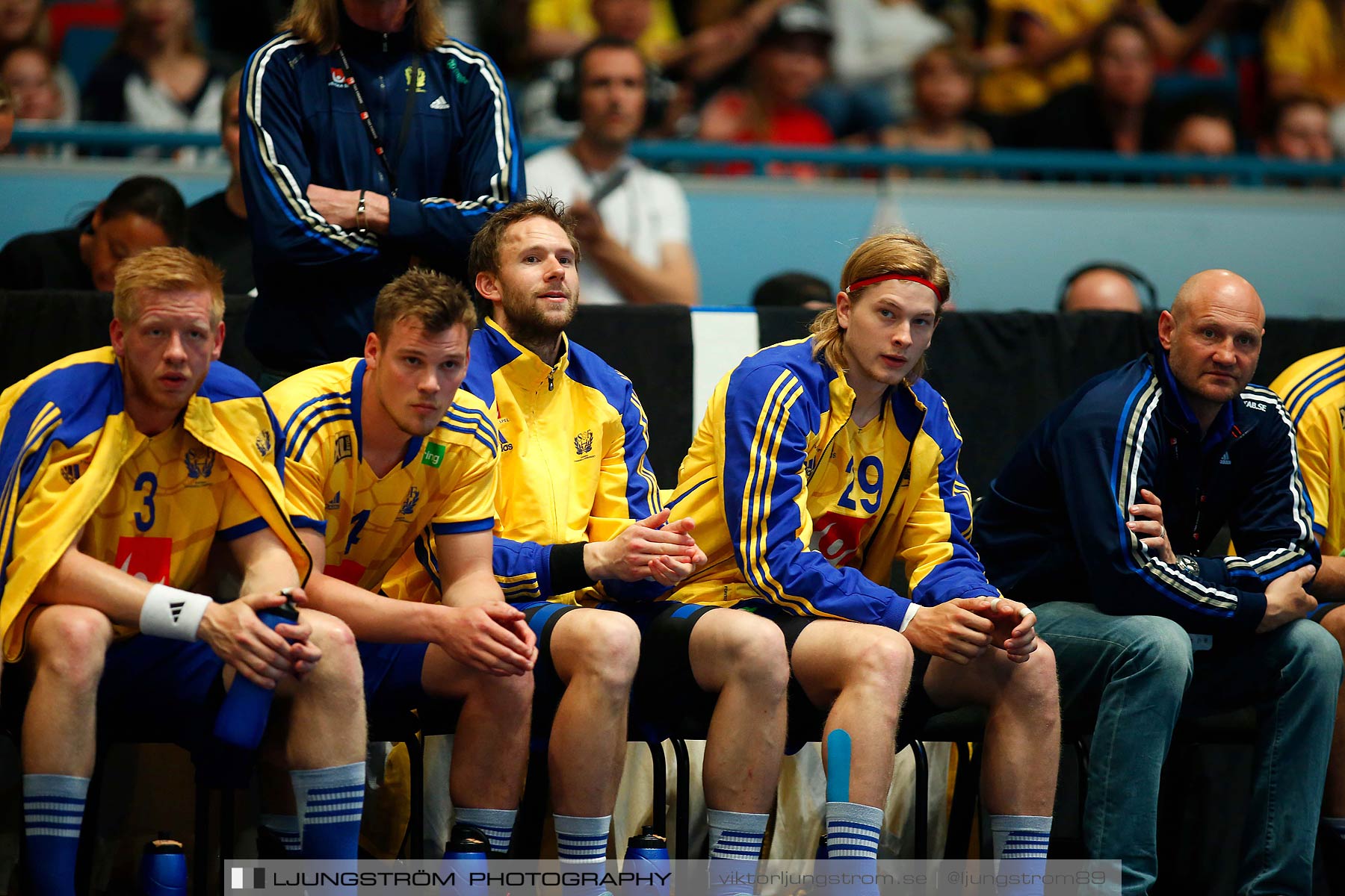EM-kval Sverige-Slovakien 27-22,herr,Hovet,Stockholm,Sverige,Handboll,,2015,152341