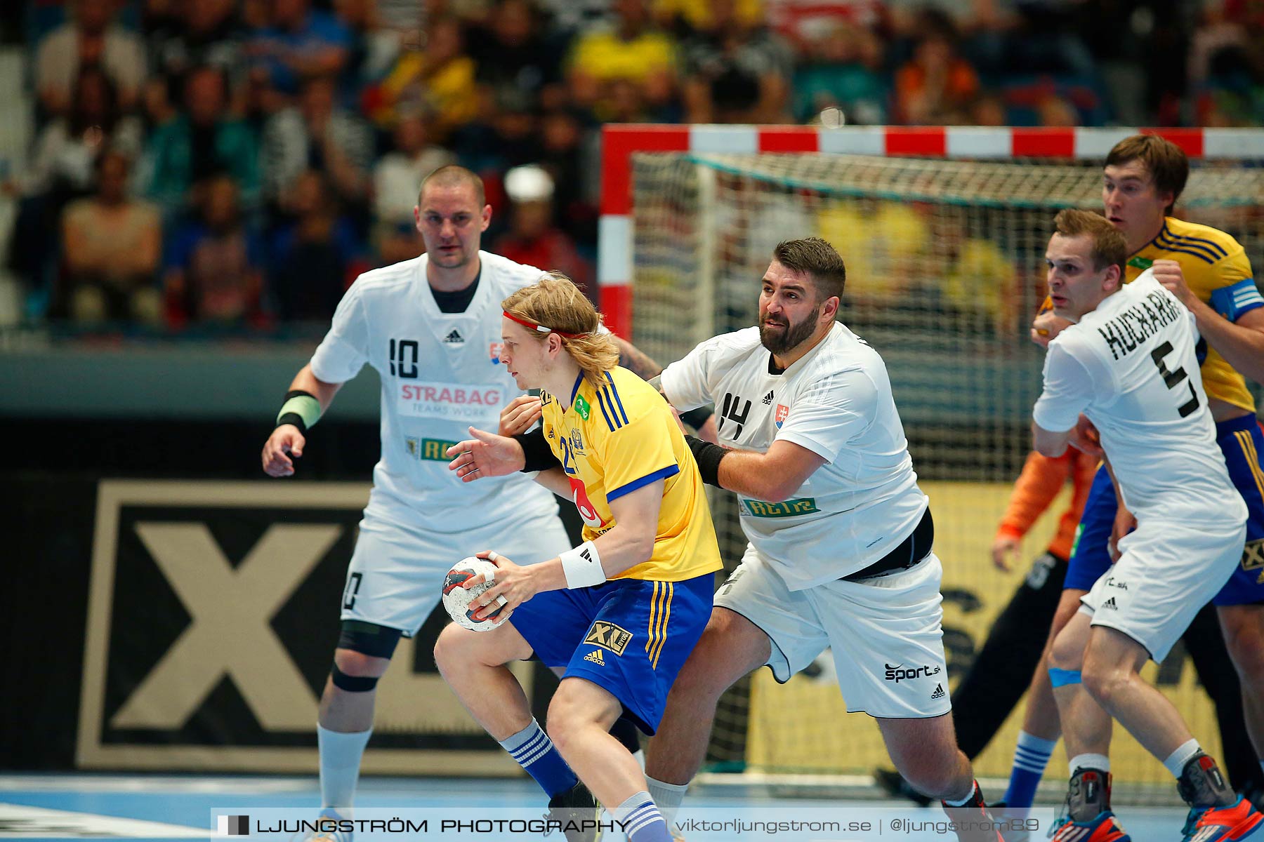 EM-kval Sverige-Slovakien 27-22,herr,Hovet,Stockholm,Sverige,Handboll,,2015,152366