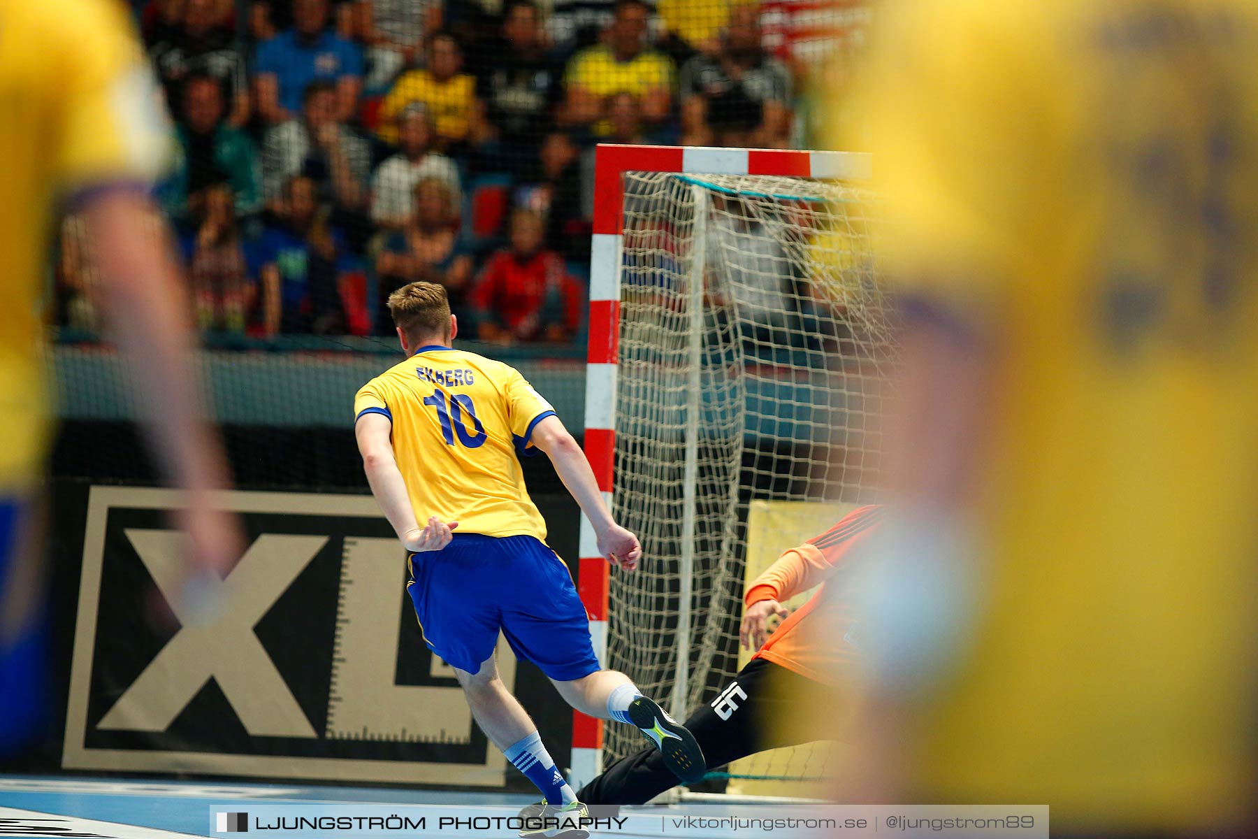 EM-kval Sverige-Slovakien 27-22,herr,Hovet,Stockholm,Sverige,Handboll,,2015,152380