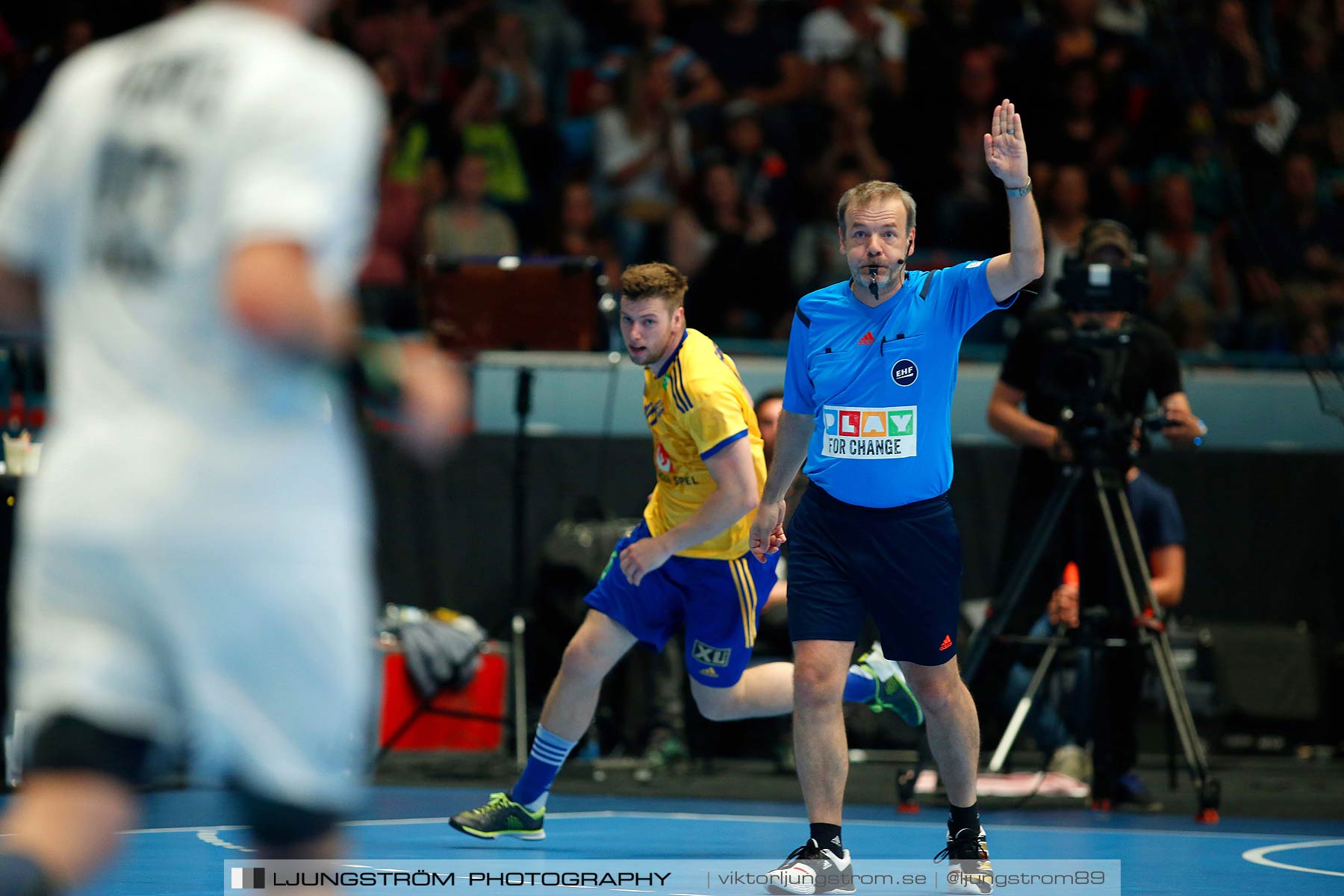 EM-kval Sverige-Slovakien 27-22,herr,Hovet,Stockholm,Sverige,Handboll,,2015,152382