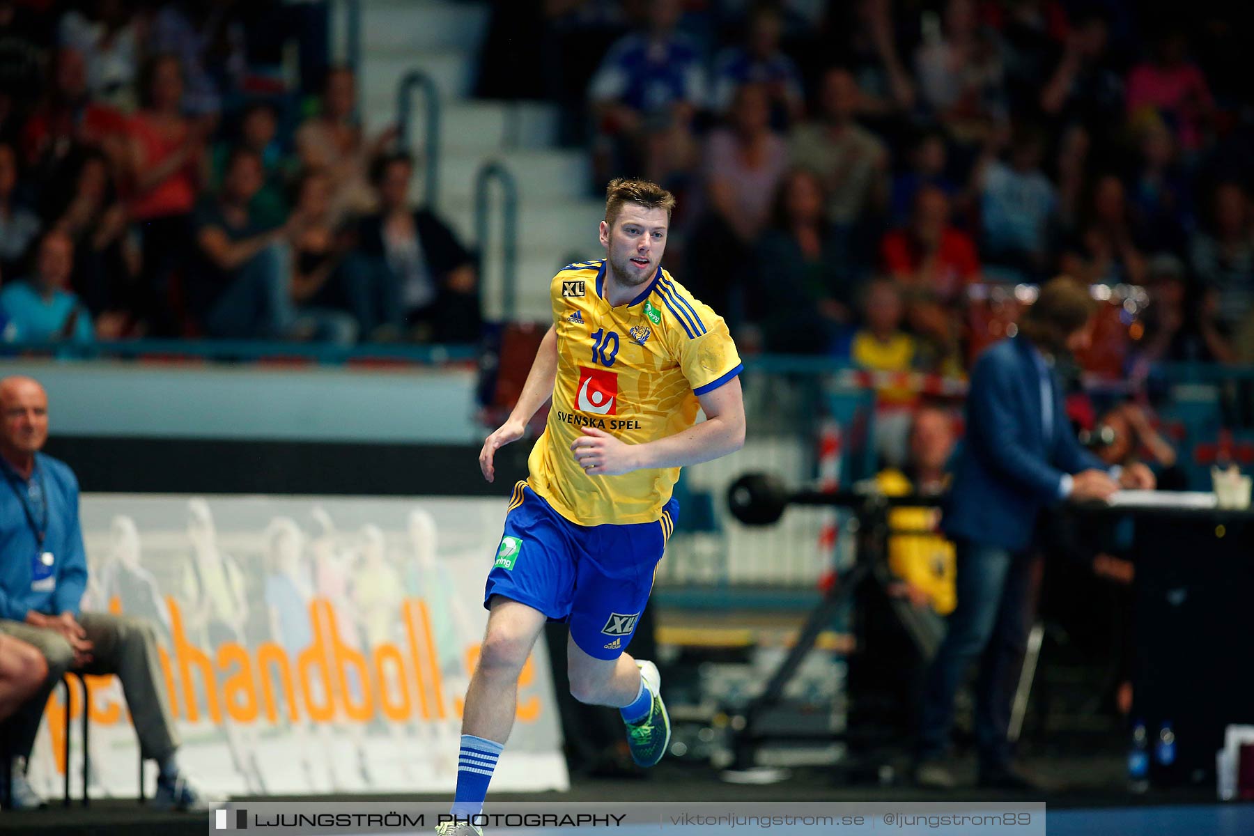 EM-kval Sverige-Slovakien 27-22,herr,Hovet,Stockholm,Sverige,Handboll,,2015,152388