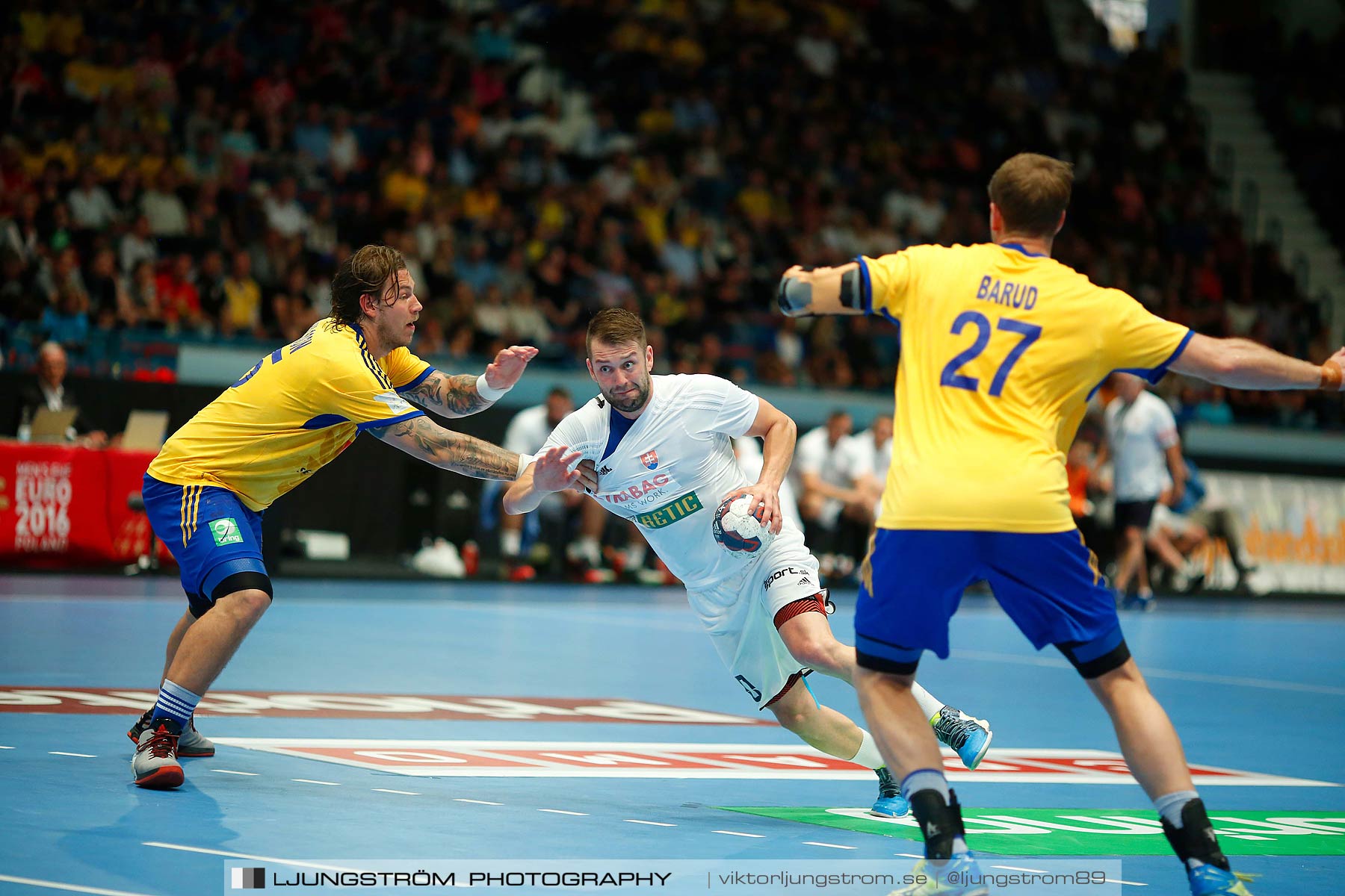 EM-kval Sverige-Slovakien 27-22,herr,Hovet,Stockholm,Sverige,Handboll,,2015,152405