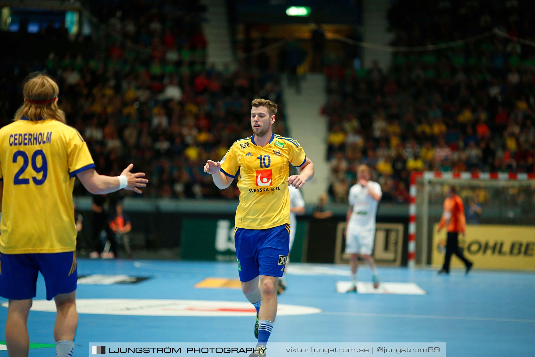 EM-kval Sverige-Slovakien 27-22,herr,Hovet,Stockholm,Sverige,Handboll,,2015,152419