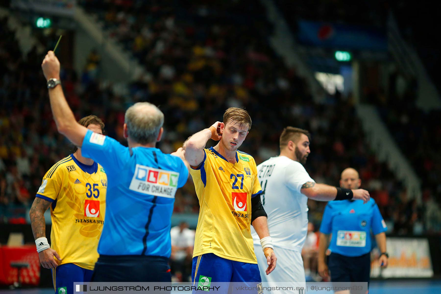 EM-kval Sverige-Slovakien 27-22,herr,Hovet,Stockholm,Sverige,Handboll,,2015,152435