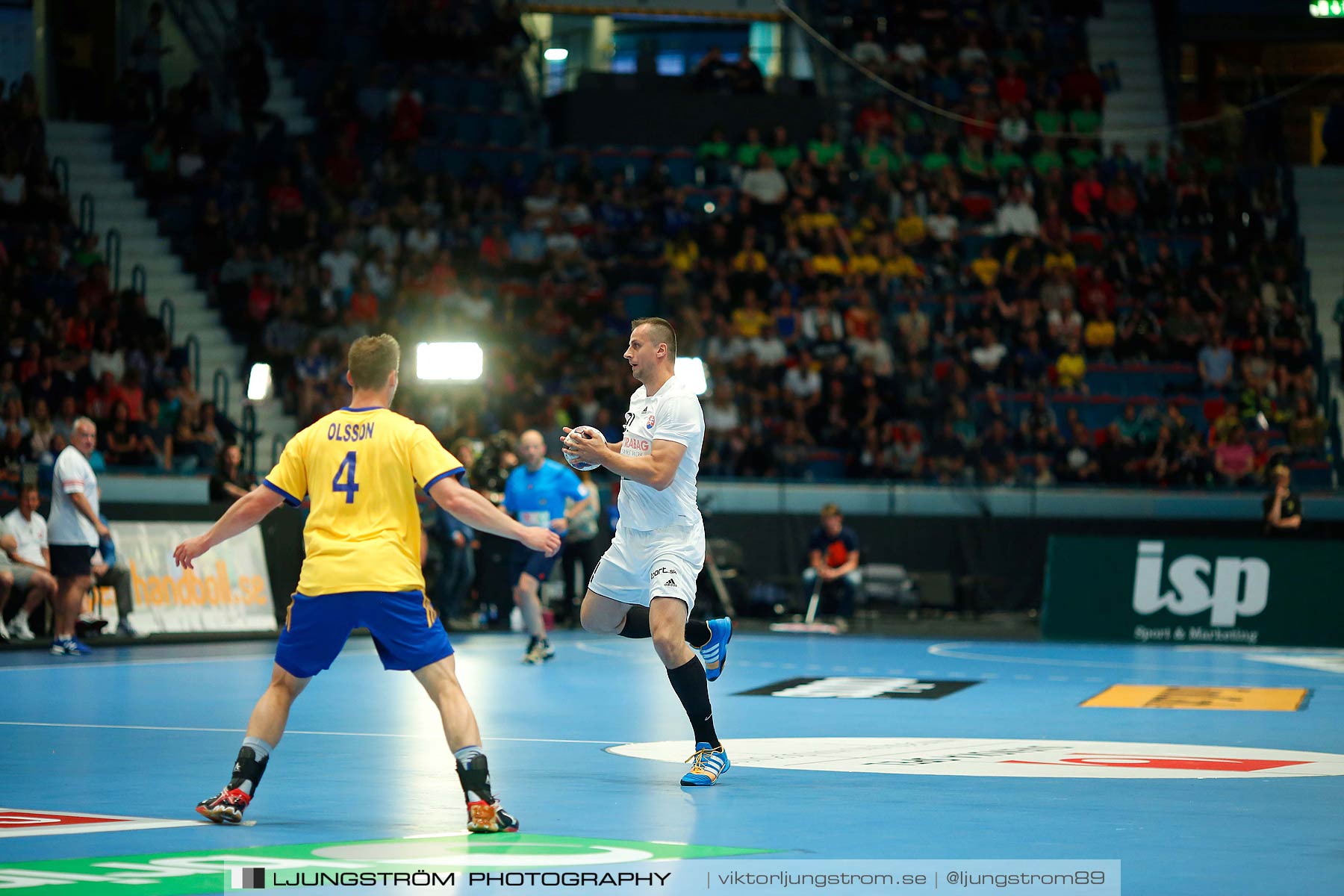 EM-kval Sverige-Slovakien 27-22,herr,Hovet,Stockholm,Sverige,Handboll,,2015,152452