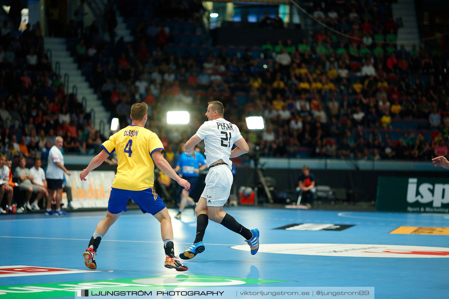 EM-kval Sverige-Slovakien 27-22,herr,Hovet,Stockholm,Sverige,Handboll,,2015,152453