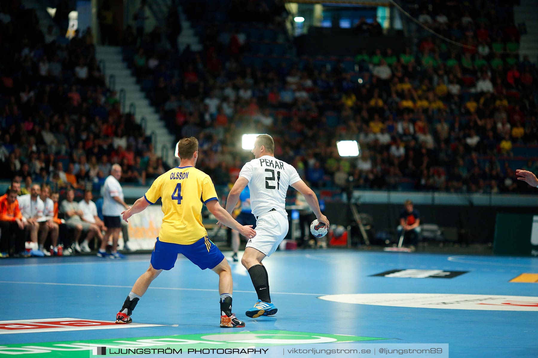 EM-kval Sverige-Slovakien 27-22,herr,Hovet,Stockholm,Sverige,Handboll,,2015,152454