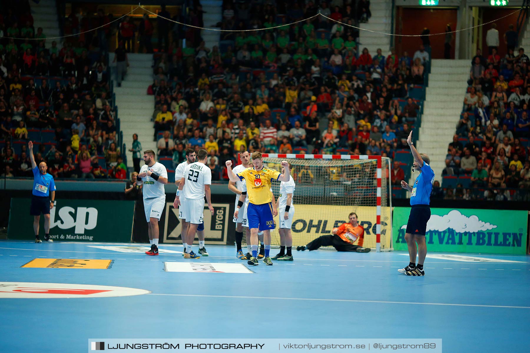 EM-kval Sverige-Slovakien 27-22,herr,Hovet,Stockholm,Sverige,Handboll,,2015,152471