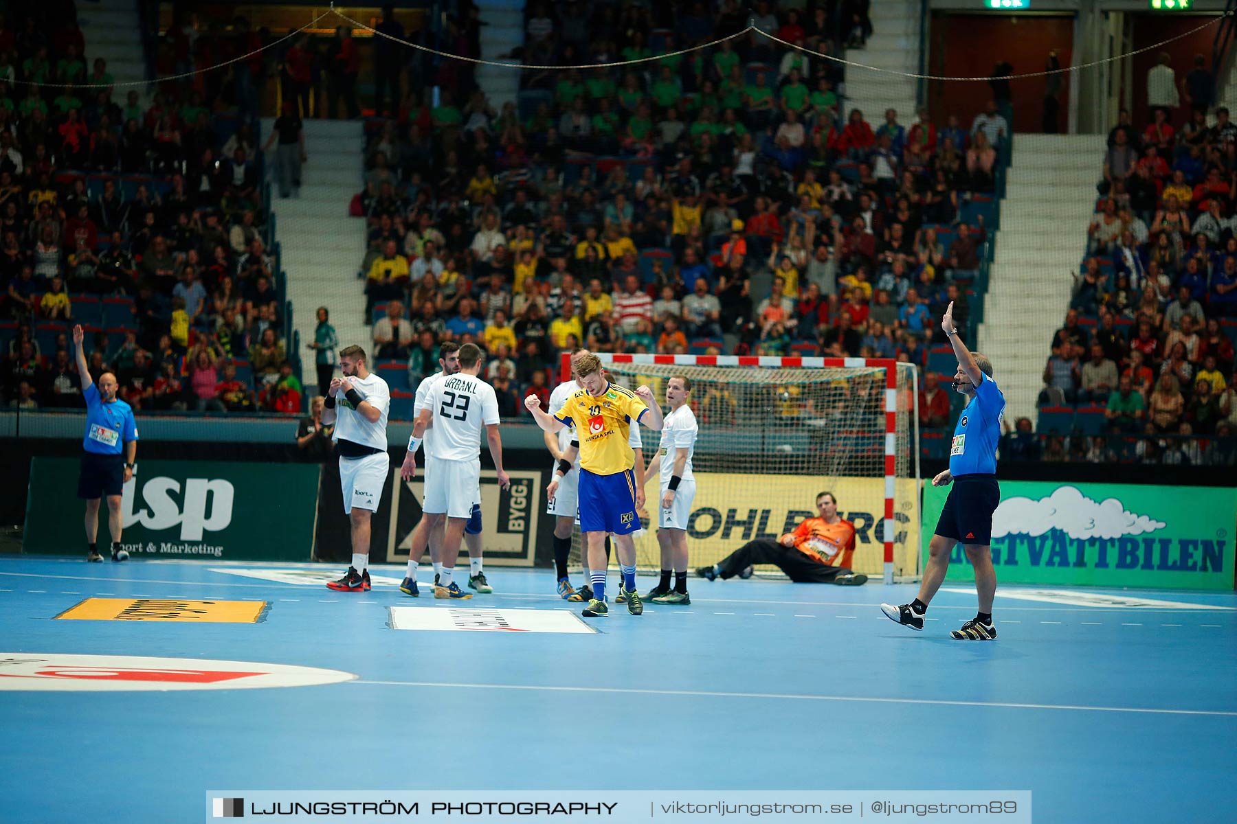 EM-kval Sverige-Slovakien 27-22,herr,Hovet,Stockholm,Sverige,Handboll,,2015,152472