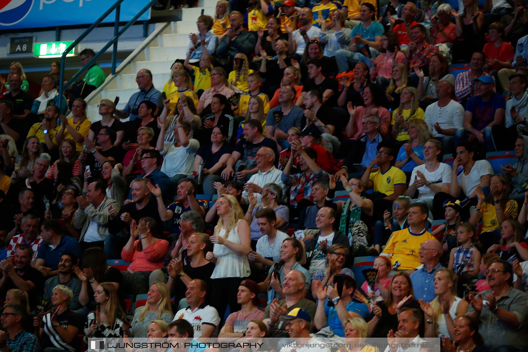 EM-kval Sverige-Slovakien 27-22,herr,Hovet,Stockholm,Sverige,Handboll,,2015,152483
