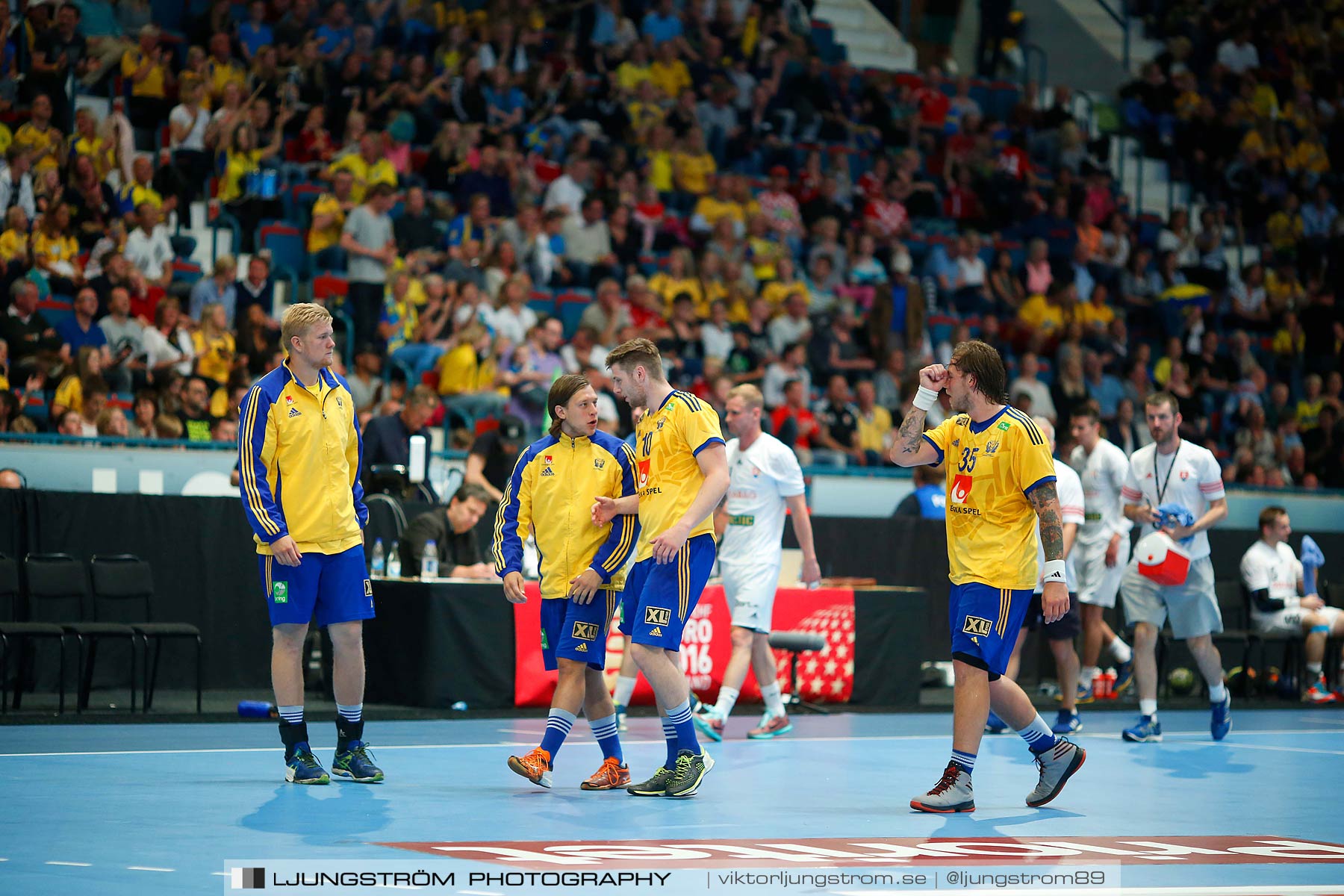 EM-kval Sverige-Slovakien 27-22,herr,Hovet,Stockholm,Sverige,Handboll,,2015,152499