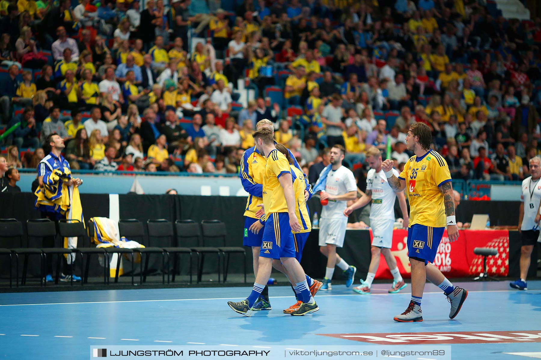 EM-kval Sverige-Slovakien 27-22,herr,Hovet,Stockholm,Sverige,Handboll,,2015,152502